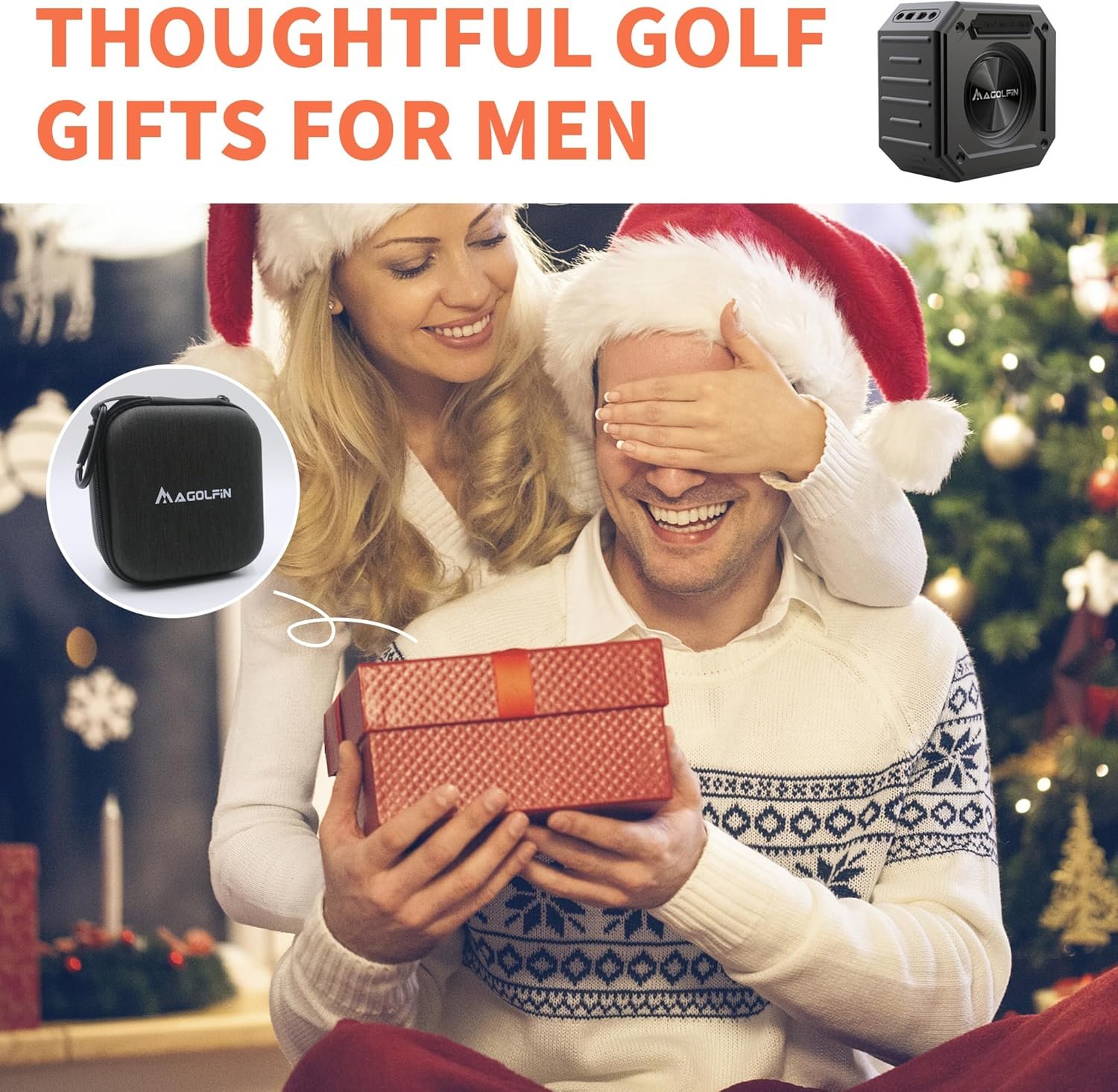 Magnetic Golf Speaker with Storage Case, IPX7 Portable Golf Cart Speaker 24H Playtime, 18W Loud Stereo Sound Magnetic Bluetooth Speaker for Golf Cart Accessories, Golf Gifts for Men - Image 8