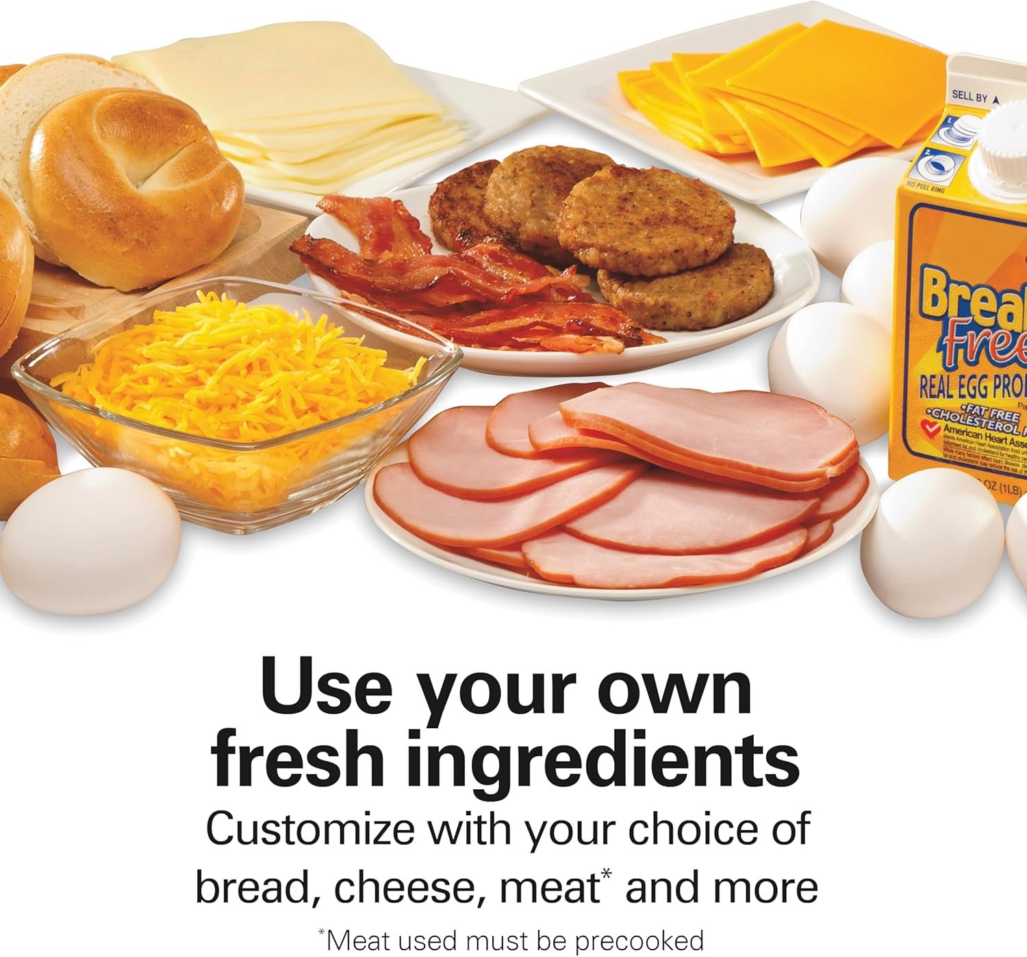 Hamilton Beach Dual Breakfast Sandwich Maker with Timer, Silver (25490A) - Image 6