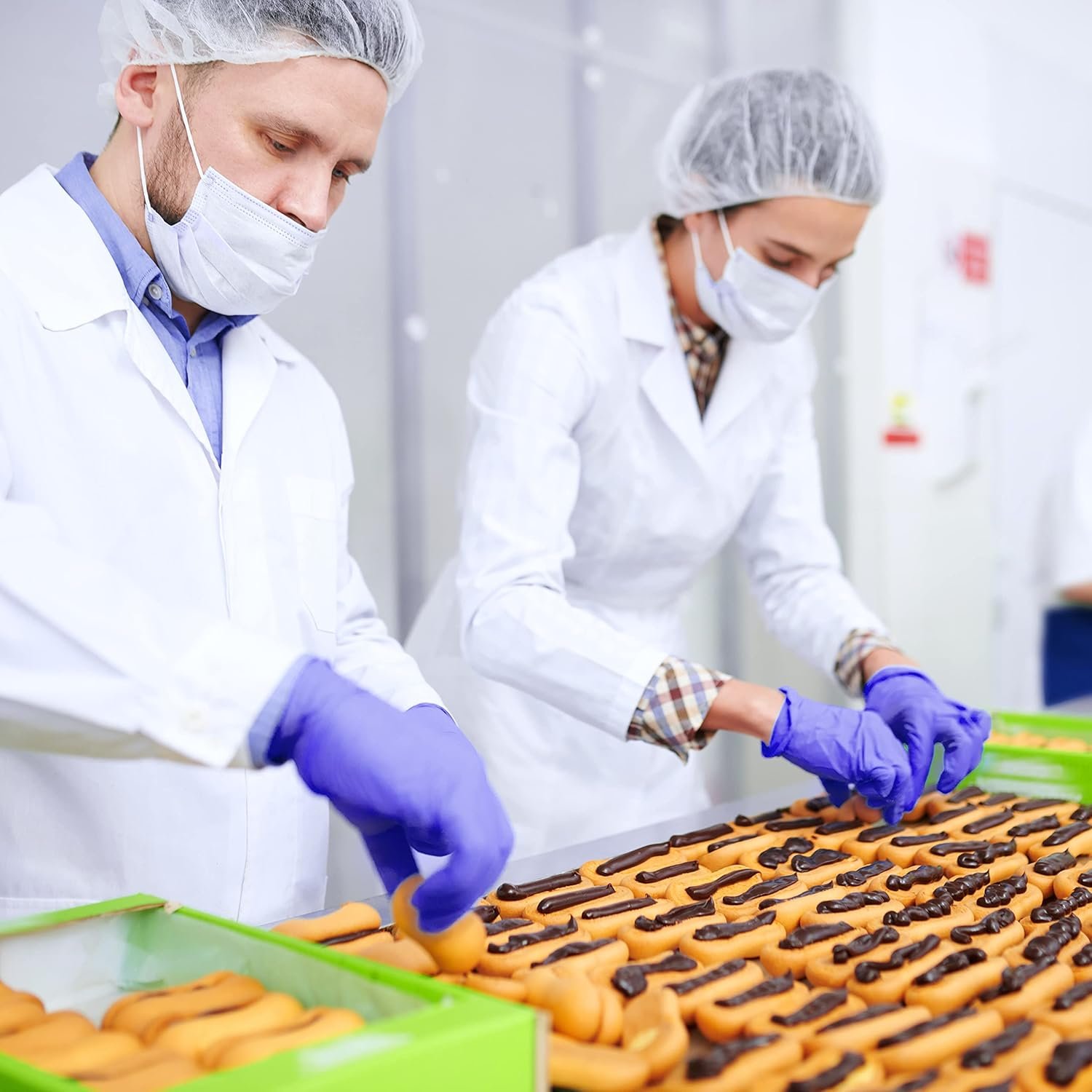 PEIPU Nitrile Gloves,Medical Exam Gloves,Disposable Cleaning Gloves,Powder Free, Latex Free,Non-Sterile Protective Gloves - Image 5