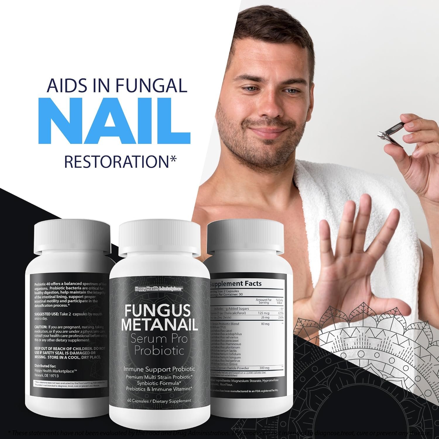 Fungus Metanail Serum Pro Probiotic - Our Best Probiotic Metanail Complex Fungal Nail Treatment for Toenails - Natural Probiotic Fungus Metanail Toenail Fungus Treatment - Premium Metanail Serum - Image 7