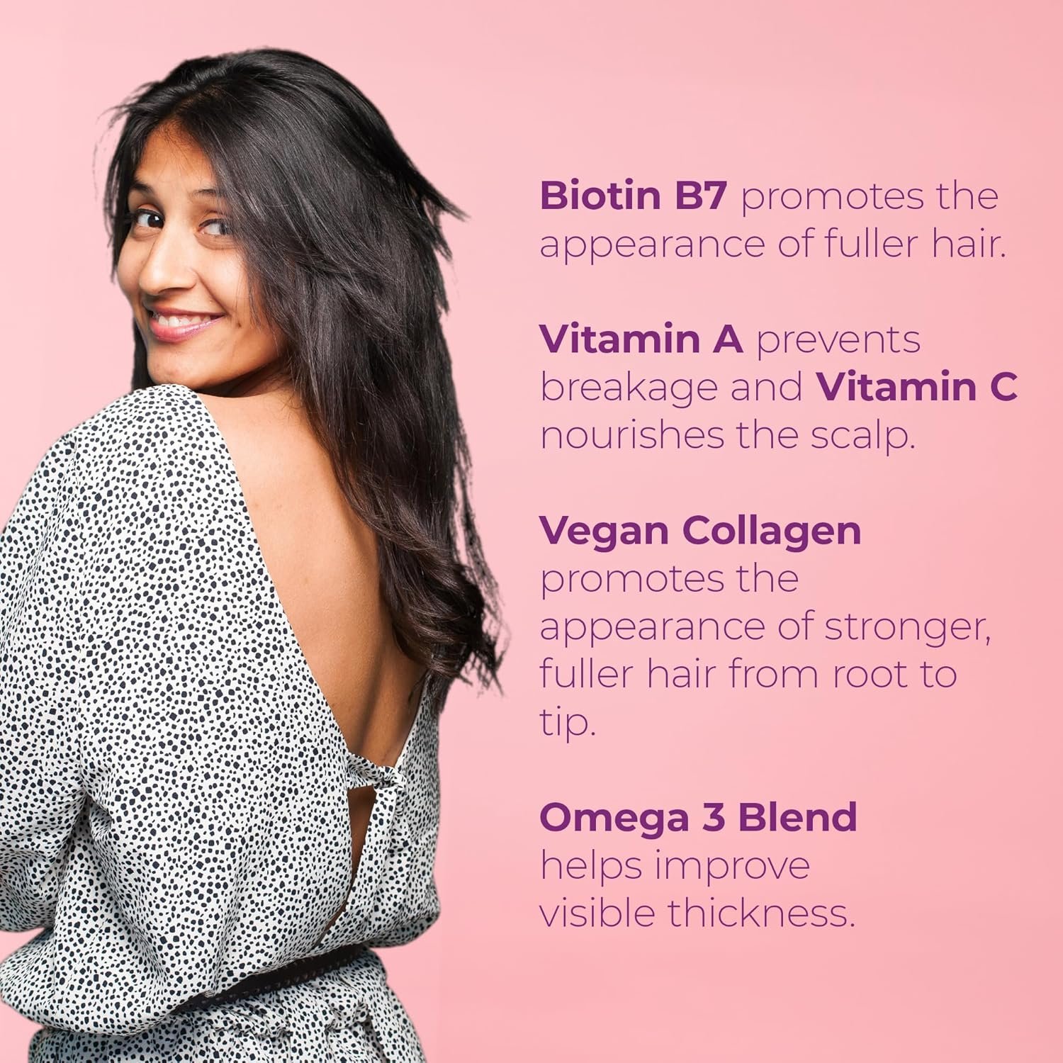 Soapbox Oh My Growth, Lengthening Vitamin Booster Treatment for All Hair Types with Biotin, Vegan Collagen & Vitamins A & C, Paraben & Cruelty Free, For Thicker, Fuller Hair for Men & Women (5 oz) - Image 6