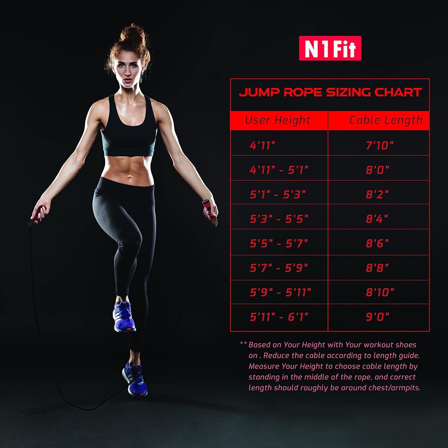 Weighted Jump Rope - (1LB) Solid PVC for Crossfit and Boxing - Heavy Jump Rope with Memory Non-Slip Cushioned Foam Grip Handles for Fitness Workouts Endurance and Strength Training - Image 8