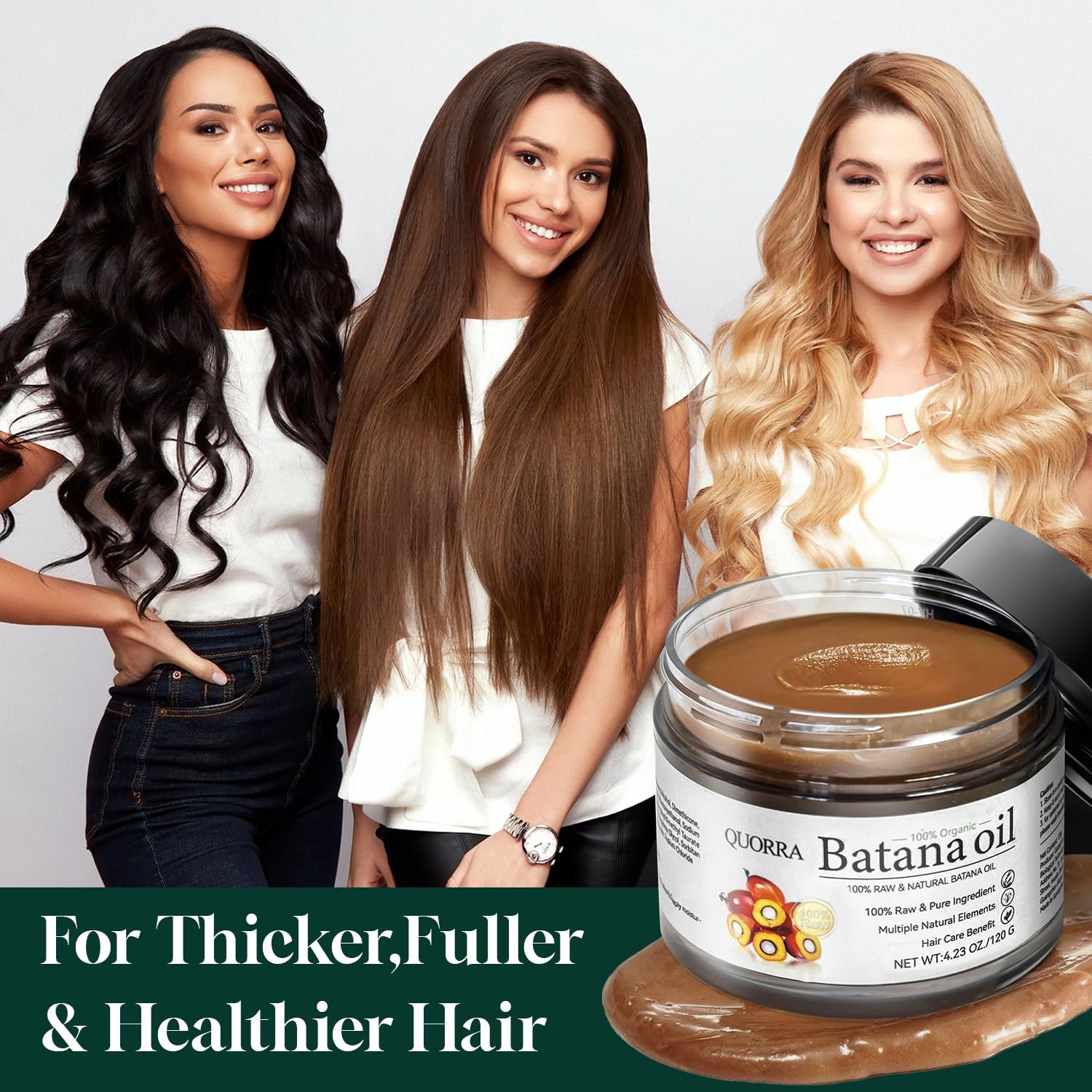Batana Oil for Hair Growth Dr. Sebi 100% Natural Raw Unrefined and Organic Hair Oil from Honduran Prevent Hair Loss and Promotes Thickness,Restores Damaged Hair for Men & Women - Image 6