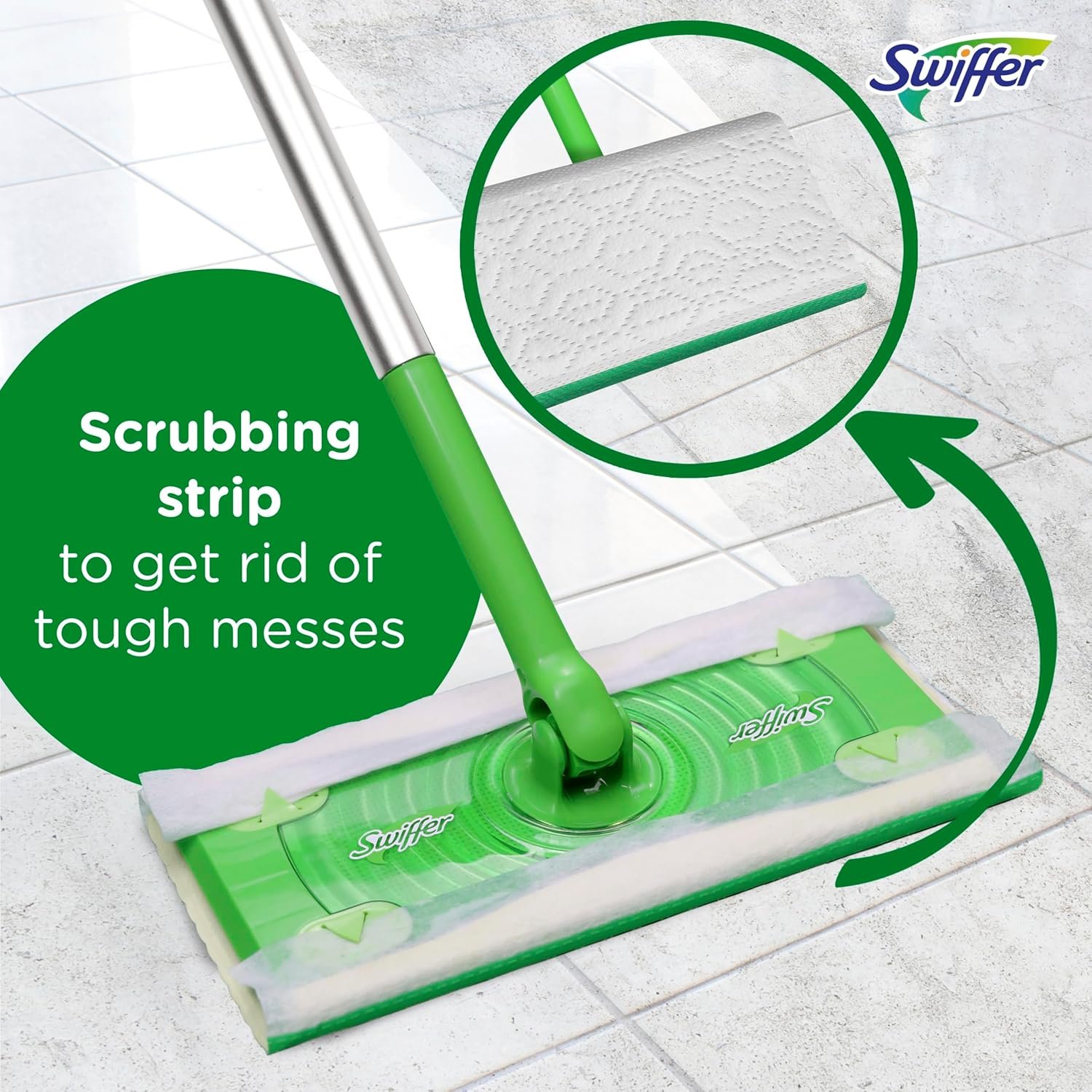 Swiffer Sweeper Wet Mopping Cloths, Mops for Floor Cleaning, Open-Window Fresh, 24 Count - Image 5