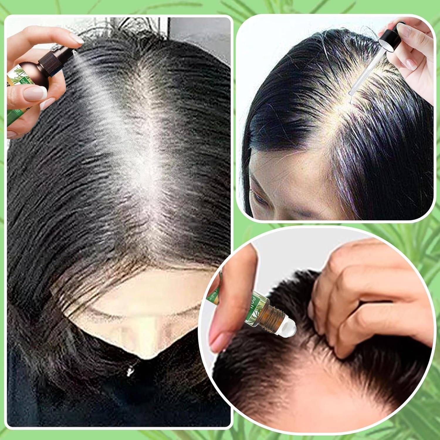 Rosemary Essential Oil 3-Piece Gift Set: Pure Organic Growth Treatment, Water Spray for Dry Scalp and Hair Loss - Image 7