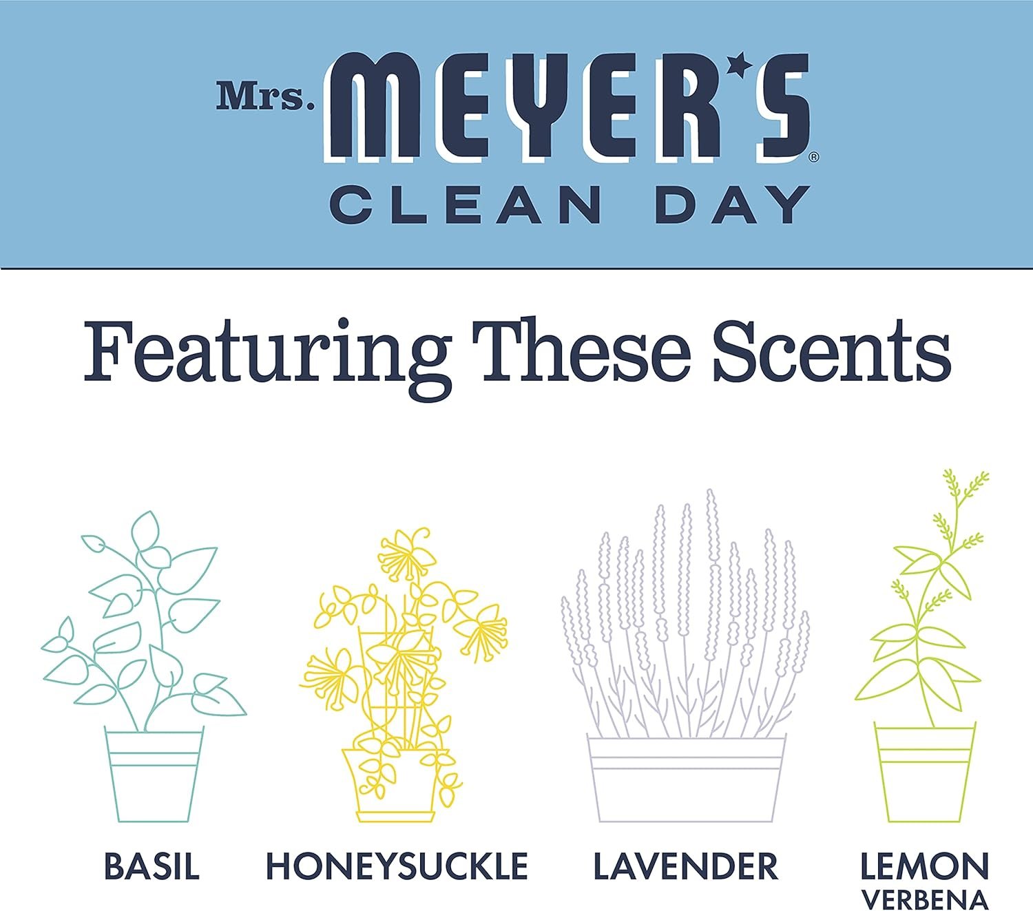 Mrs. Meyer's Clean Day Multi-Surface Everyday Cleaner, Bluebell Scent, 16 ounce bottle (Pack of 2) - Image 8