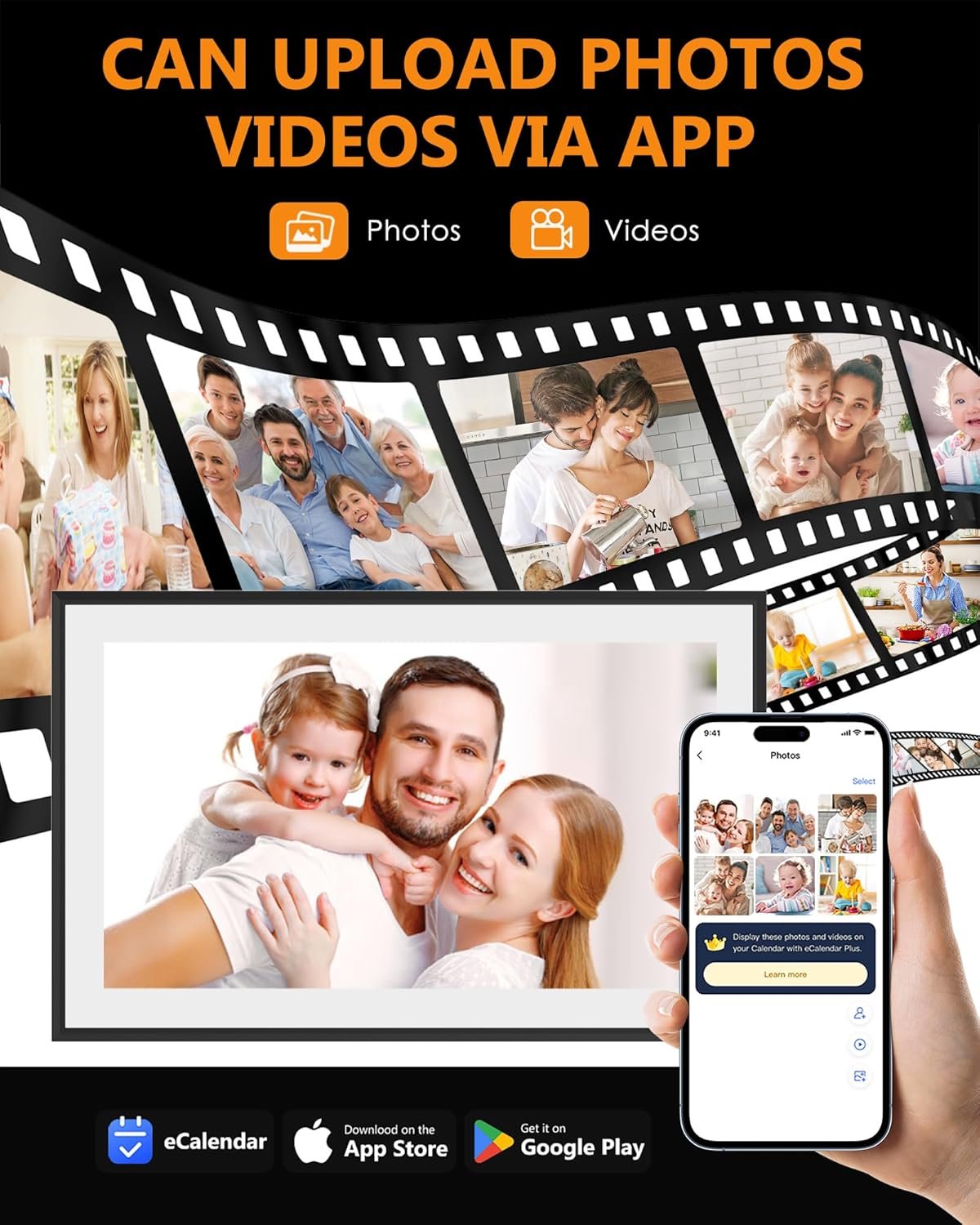 Digital Calendar, Kaclendar 15.6 Inch Electronic Calendar&Chore Chart, Smart Weekly and Monthly Planner+to Do List Notepad, 1920 * 1080P IPS Touchscreen Wall and Desk Calendar for Family Schedules - Image 7