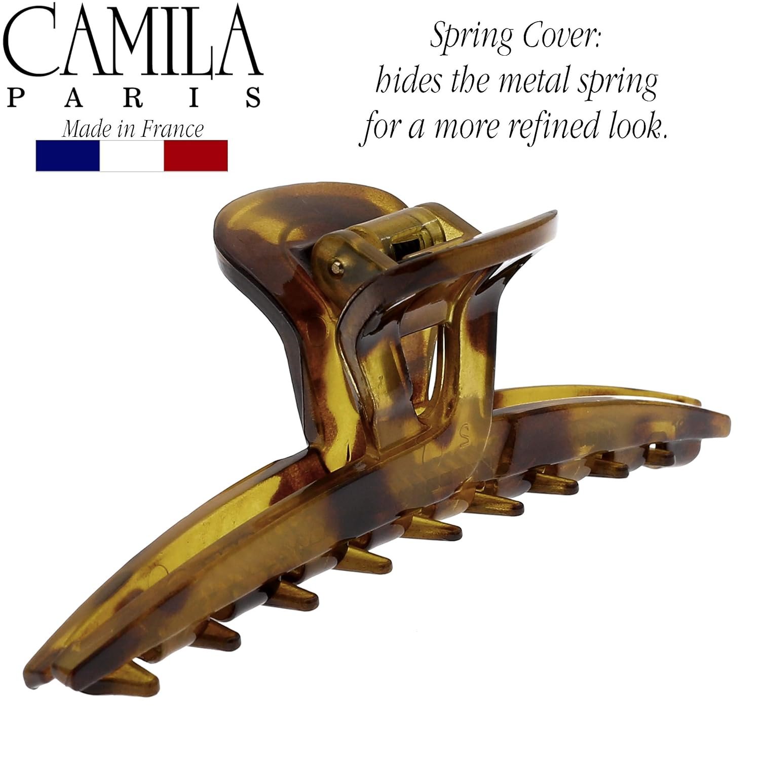 Camila Paris CP2382 French Hair Clip for Women, Narrow, Strong Hold Grip Double Teeth Girls Hair Claw Clips Jaw, Fashion Durable Styling Hair Accessories for Women, Made in France - Image 5