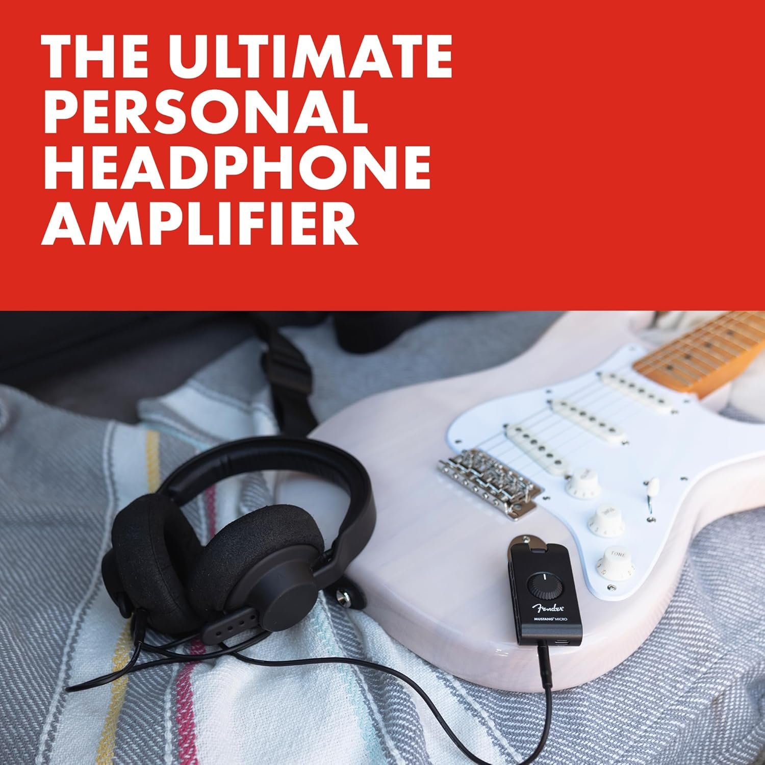 Fender Mustang Micro Headphone Amplifier, with 2-Year Warranty - Image 8