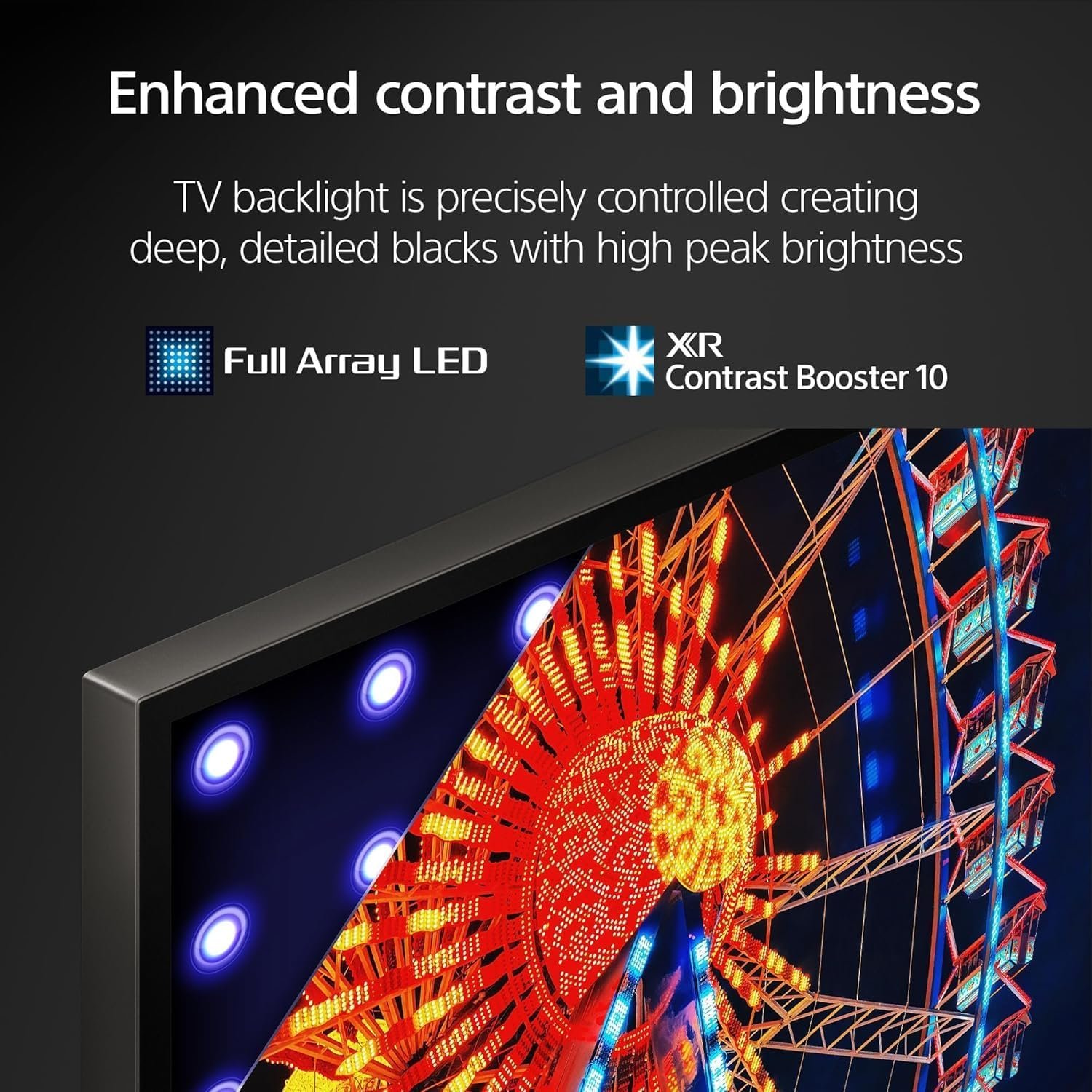 Sony 55 Inch 4K Ultra HD TV X90L Series: BRAVIA XR Full Array LED Smart Google TV with Dolby Vision HDR and Exclusive Features for The PlayStation® 5 XR55X90L- Latest Model,Black - Image 7