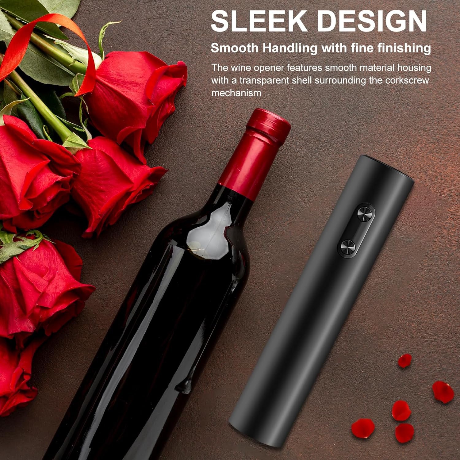 Electric Wine Opener, Battery Operated Wine Bottle Openers, Simple Cork Remover, Efficient Corkscrew Bottle Opener,Great For Wine Lovers,Perfect Wine Gift - Image 7