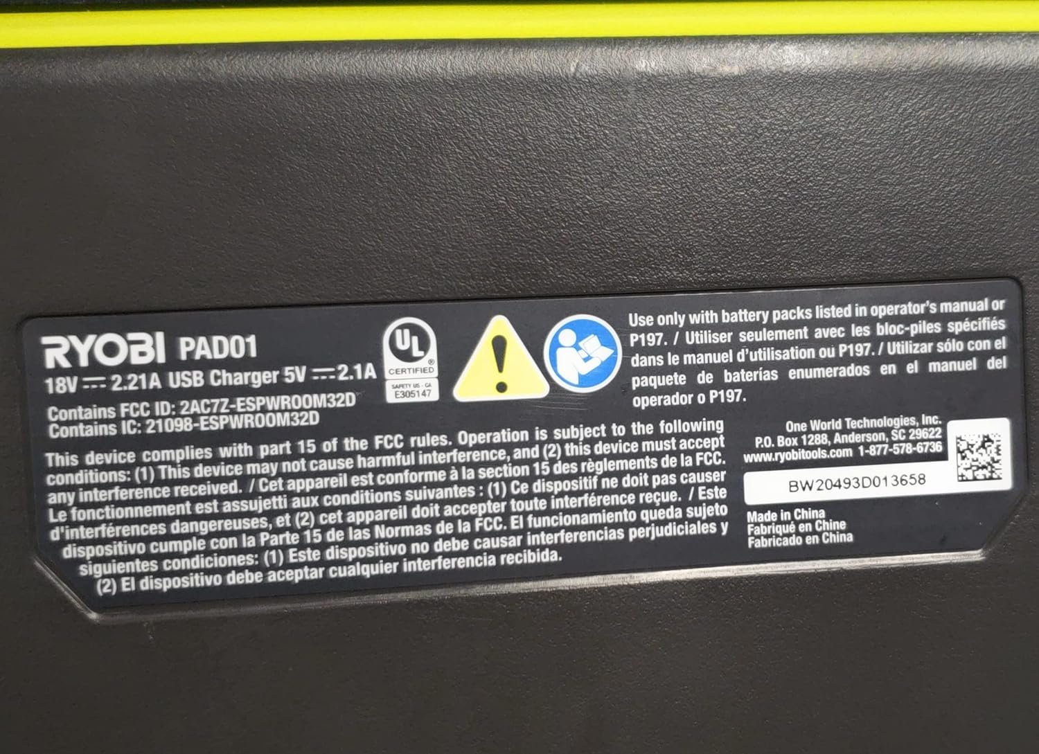 RYOBI 18V ONE+ Bluetooth Speaker (Tool-Only) - Image 6