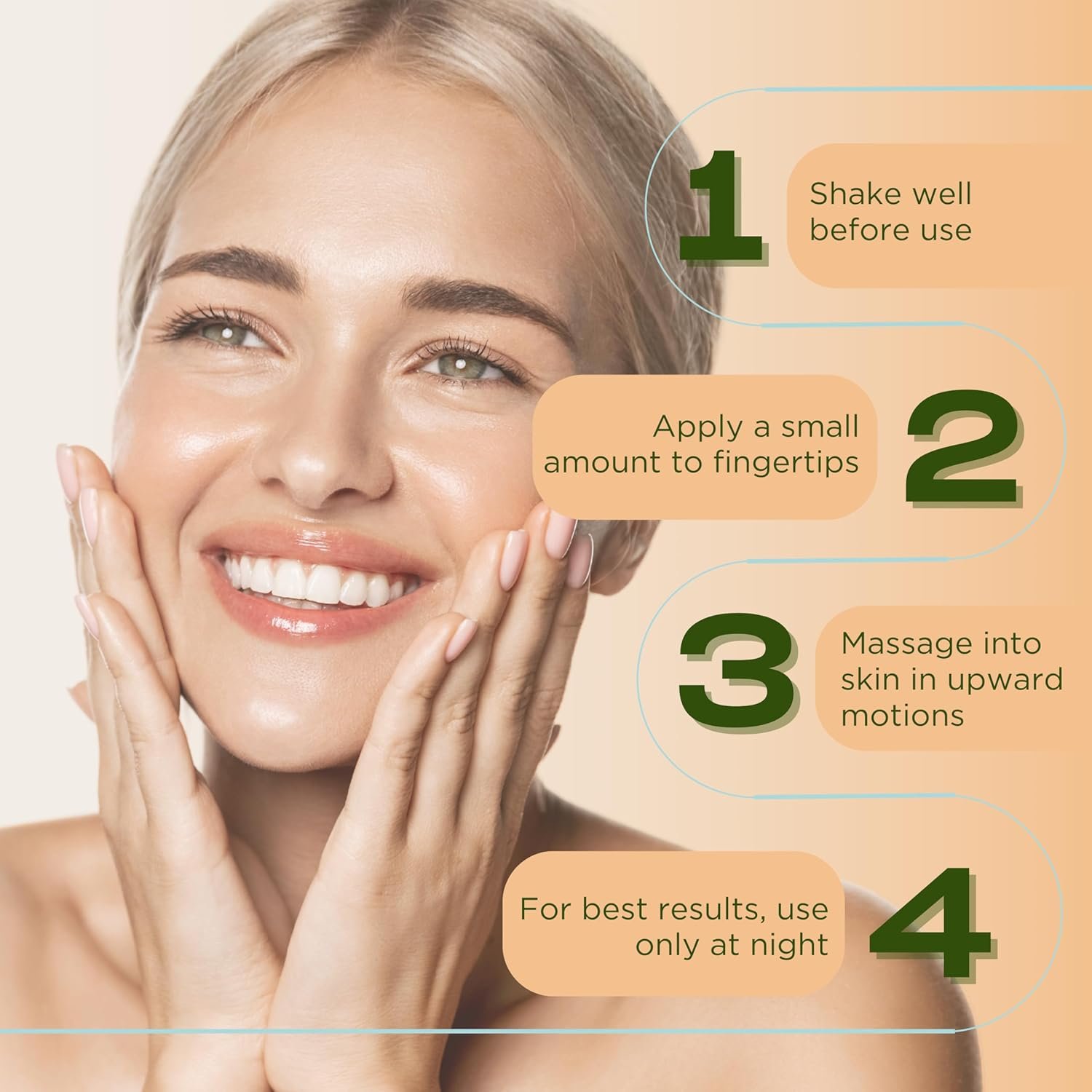 InstaNatural Dark Spot Corrector Face Serum, Brightens, Reduces Hyperpigmentation, Sun Spots and Acne Scarring, with Glycolic Acid and Niacinamide, 1 Fl Oz - Image 5