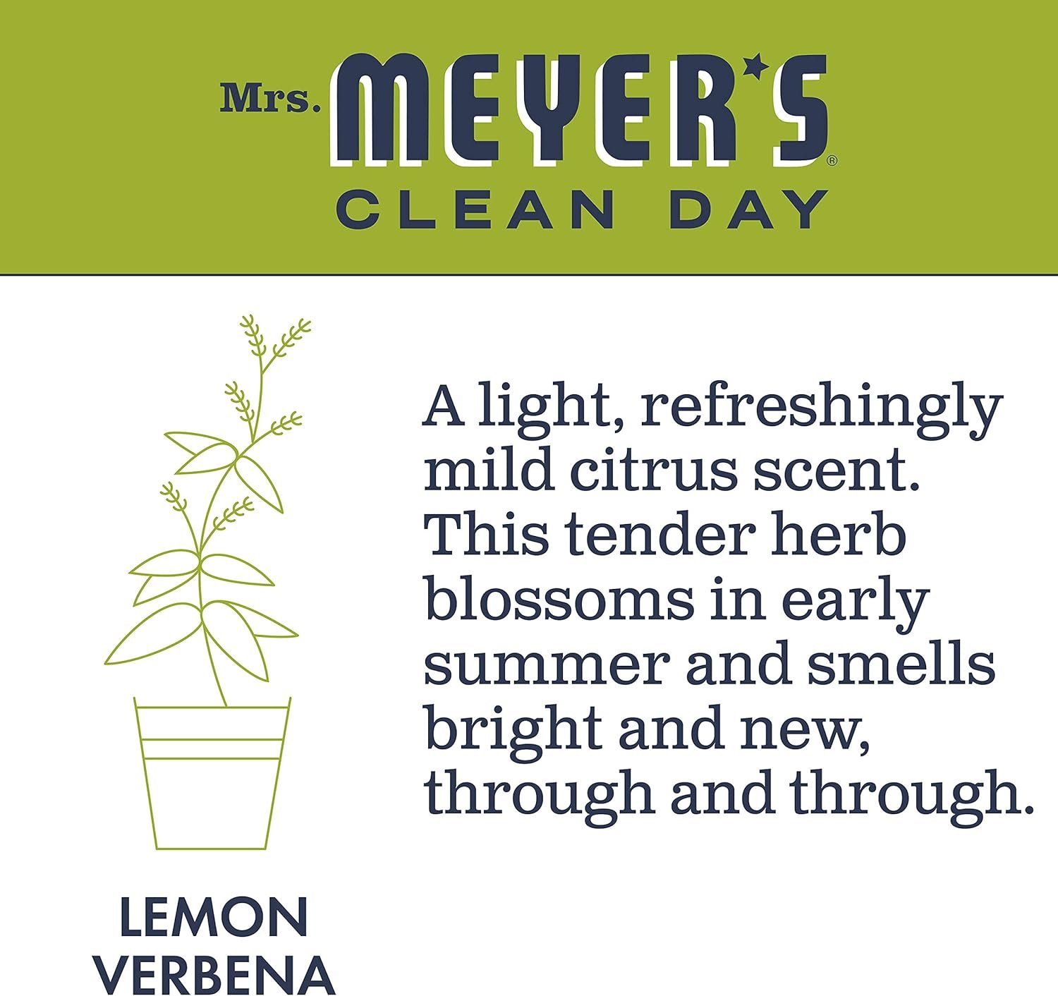 Mrs. Meyers 2399443 Mrs. Meyer's Clean Day Multi-Surface Concentrate Lemon Verbena - Image 9