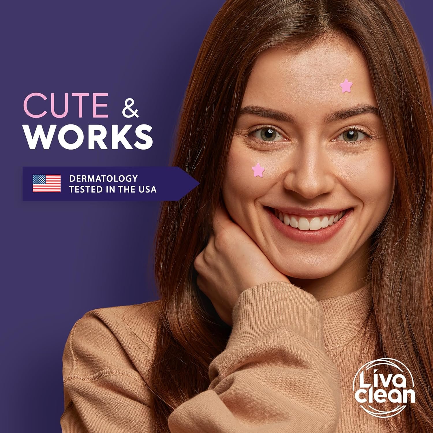 LivaClean Star Pimple Patches for Face w/Hydrocolloid, Salicylic Acid & Tea Tree, 240 Patches, Hydrocolloid Acne Patch, Cute Star Pimple Patch for Healing Stickers Zit Superstar - Image 7