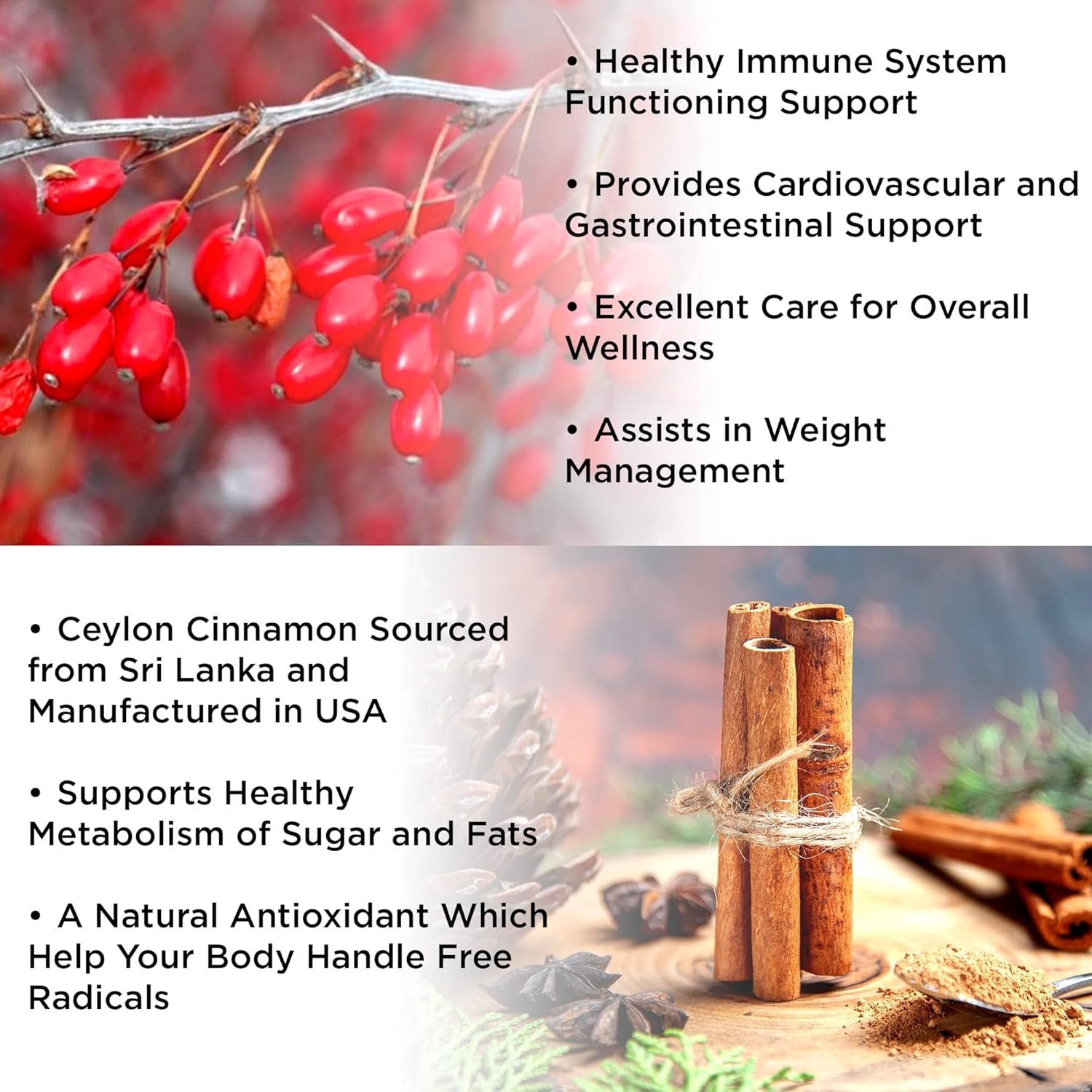 Berberine with Ceylon Cinnamon Gummies — Sugar-free, 98% Pure & 10x Absorption — 1200mg Organic Berberine Supplement for Weight Loss, Immunity, Cardiac, Metabolic & Digestive Health (30 Days) - Image 5