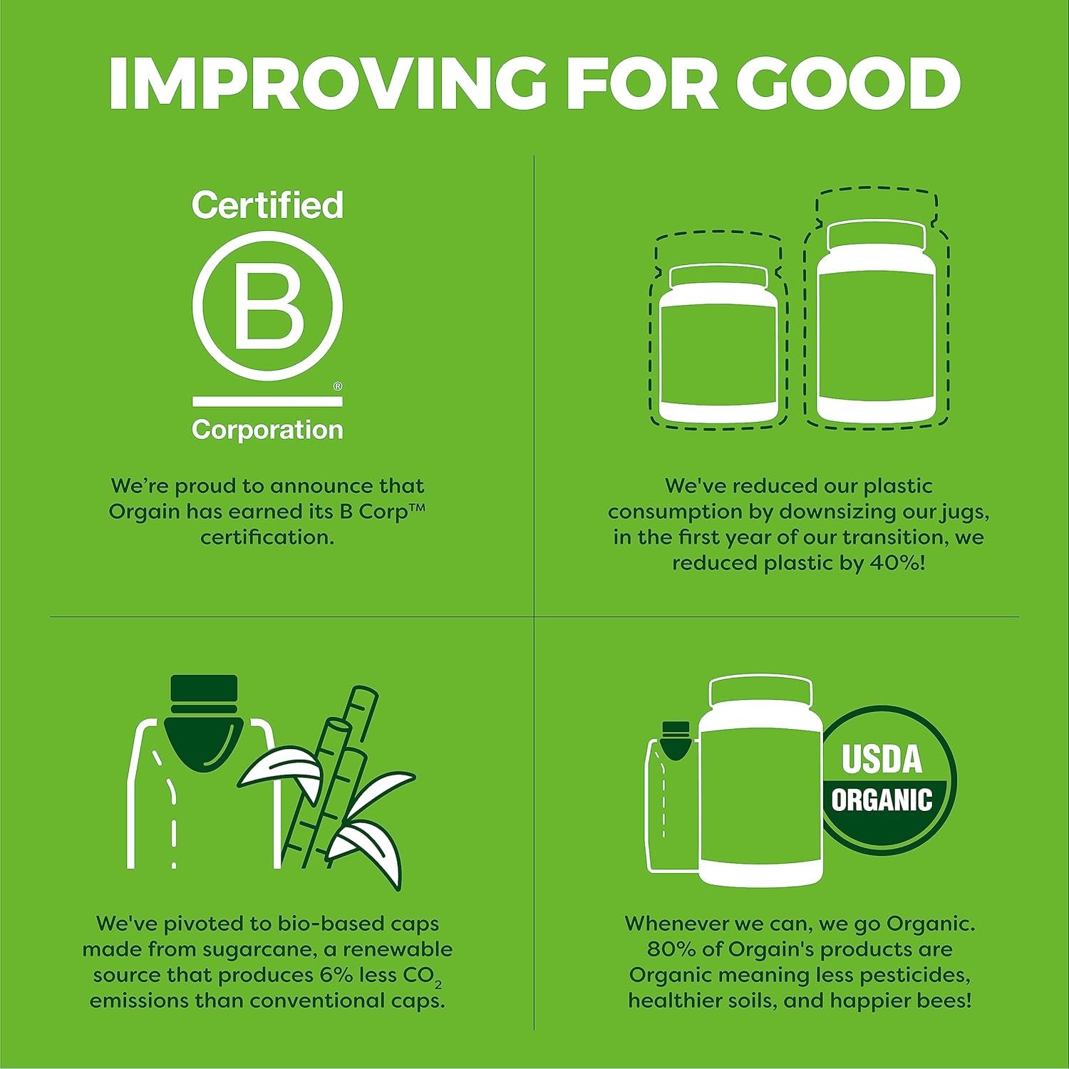 Orgain Organic Vegan Protein Powder, Cookies & Cream - 21g Plant Based Protein, 7g Prebiotic Fiber, Low Net Carb, No Lactose Ingredients, No Added Sugar, Non-GMO, For Shakes & Smoothies, 2.03 lb - Image 8