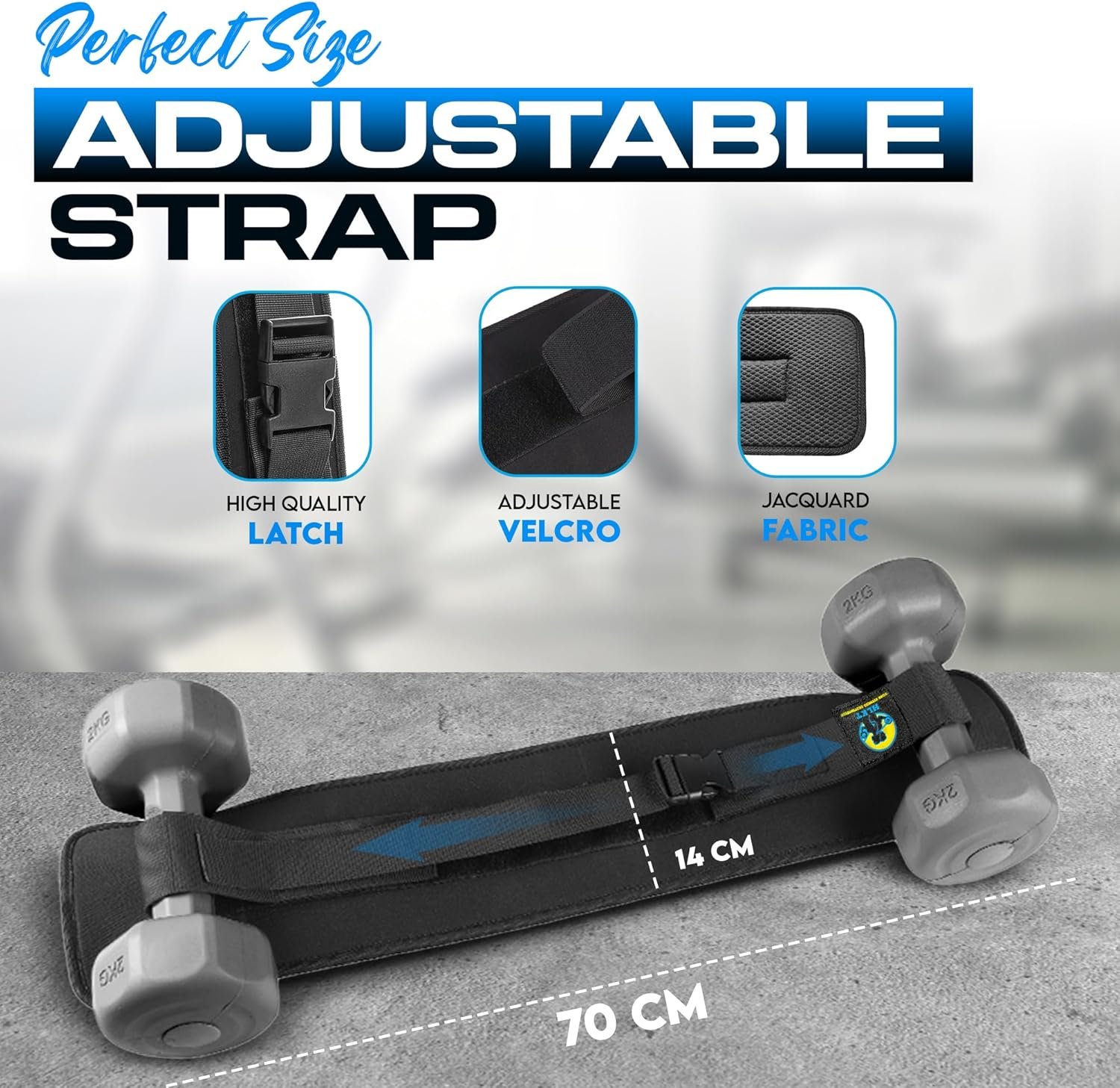 Hip Thrust Belt for Glute Workouts with Resistance Bands Set - Durable Adjustable Strap for Secure and Efficient Training - Perfect for Hip Thrusts, Lunges, Squats, and Leg Exercises - Image 4