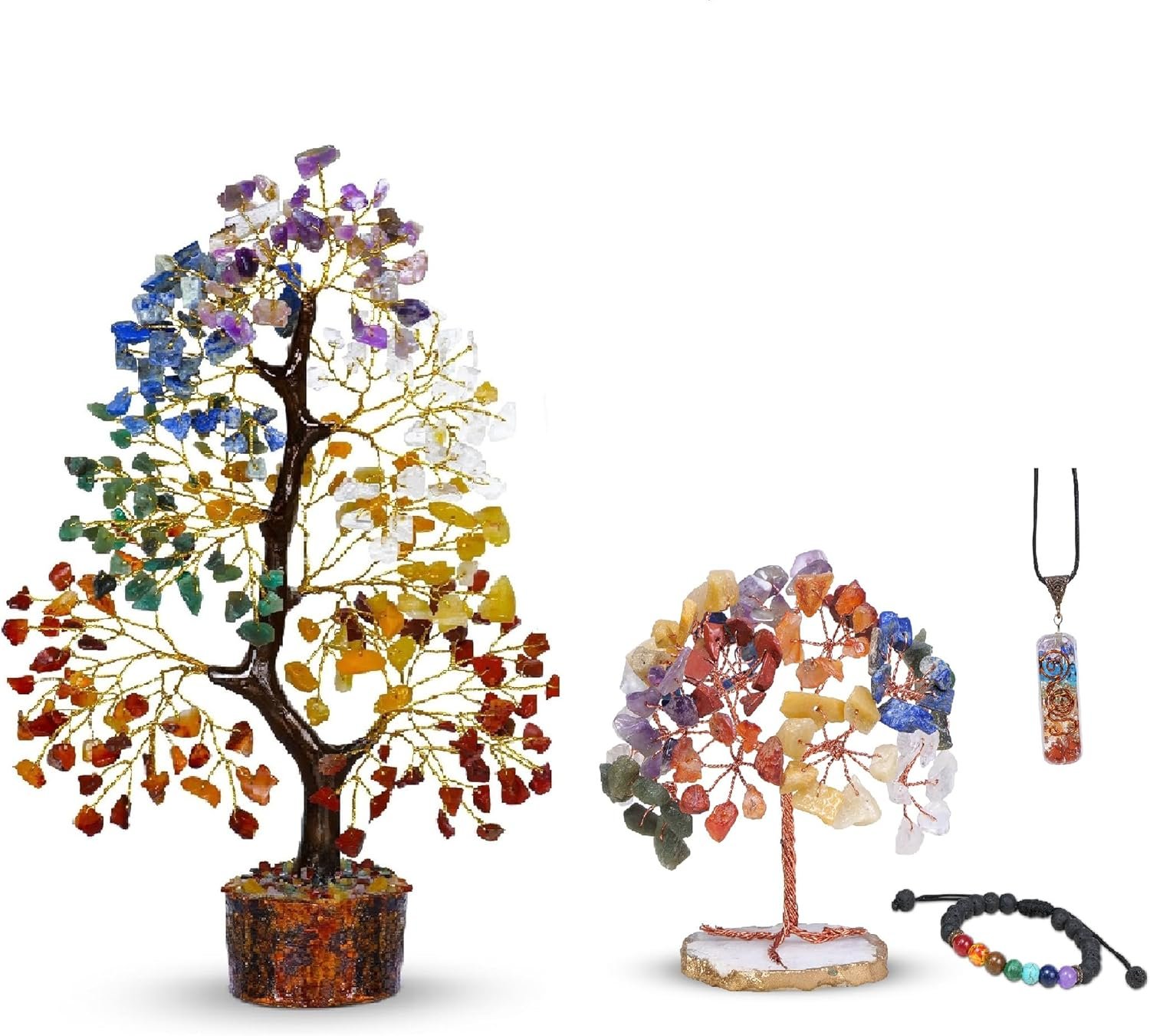 Chakra Tree of Life, Crystals, Gifts for Women, Crystal Tree, Energy Stones and Crystals, Money Tree, 7 Chakras Stones Healing Crystals, Crystals and Healing Stones, Crystal Tree for Positive Energy - Image 2