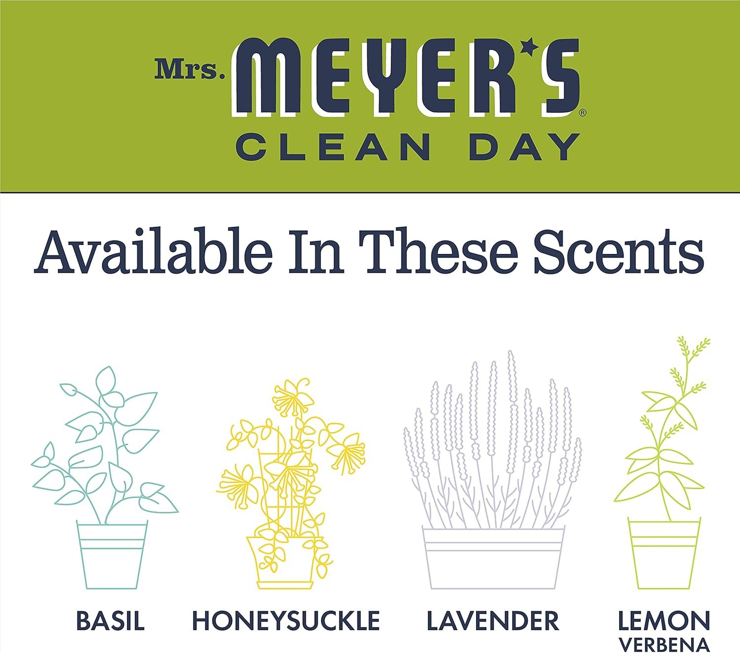 Mrs. Meyers 2399443 Mrs. Meyer's Clean Day Multi-Surface Concentrate Lemon Verbena - Image 7