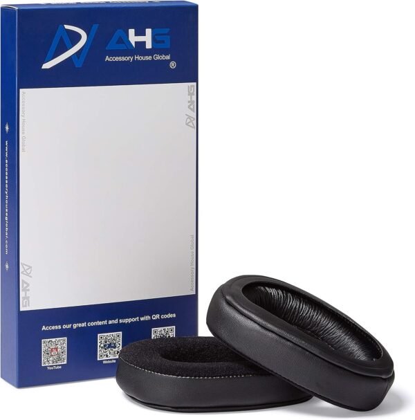 Premium Hybrid Ear Pads Compatible with Sennheiser GSP 370, Sennheiser GSP 350, GSP 303, GSP 302, GSP 301 and GSP 300 Headphones. Premium Protein Leather | Premium Velour | Soft High-Density Foam - Image 9