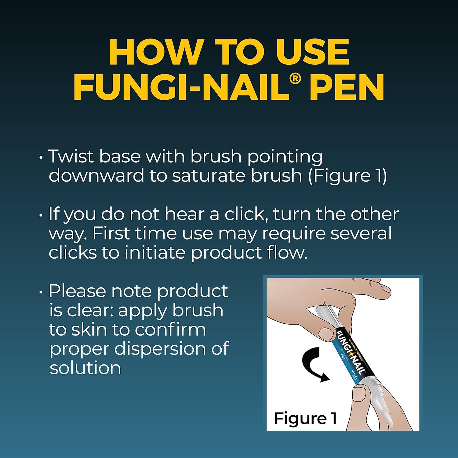 Fungi-Nail Pen Applicator Anti-Fungal Solution, Kills Fungus That Can Lead to Nail & Athlete’s Foot with Tolnaftate & Clinically Proven to Cure and Prevent Fungal Infections, 0.101 Fl Oz (Pack of 1) - Image 8