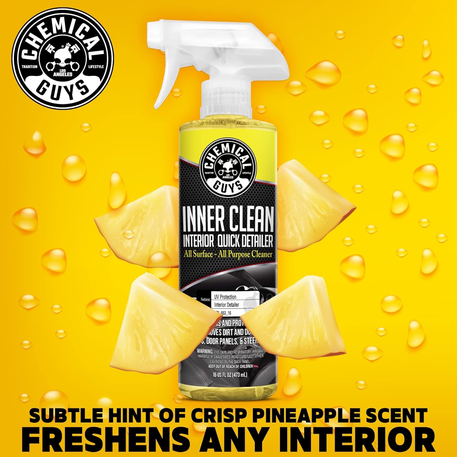 Chemical Guys SPI_663 InnerClean Interior Quick Detailer and Protectant, 1 Gal - Image 12