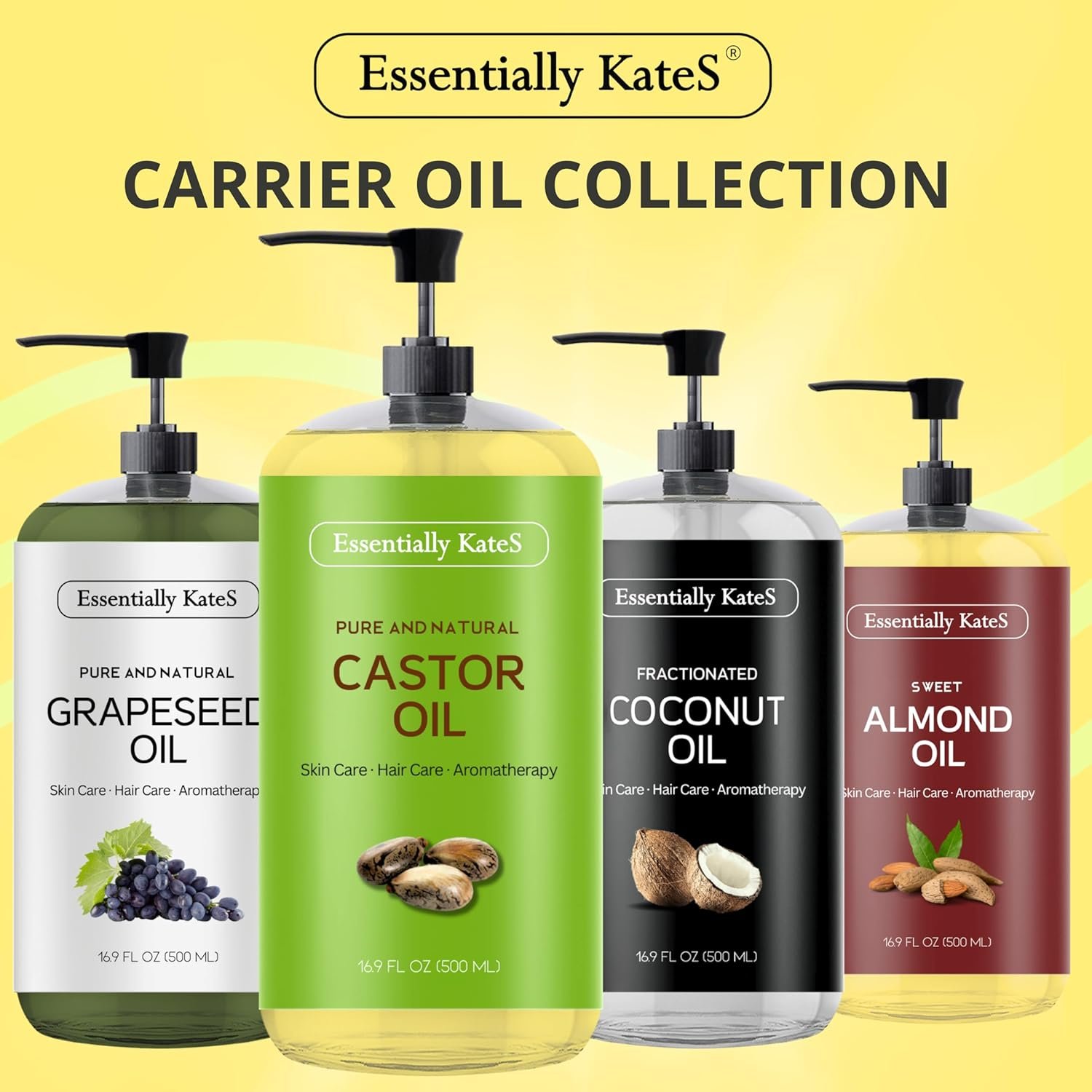 Castor Oil 16.9 Fl Oz - 100% Pure and Natural, Cold Pressed, and Hexane-Free - Hair Care, Skin Care and Body Care - Image 9