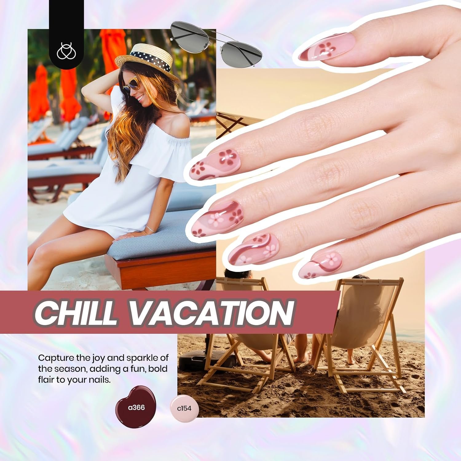 Beetles Gel Nail Polish Kit with UV Light, 46 PCS 25 Colors Gel Nail Polish Set Base Glossy Matte Glitter Top Coat Gel Polish Red Green Brown Blue Pink Nude Gel Manicure Valentines Gift for Women - Image 7