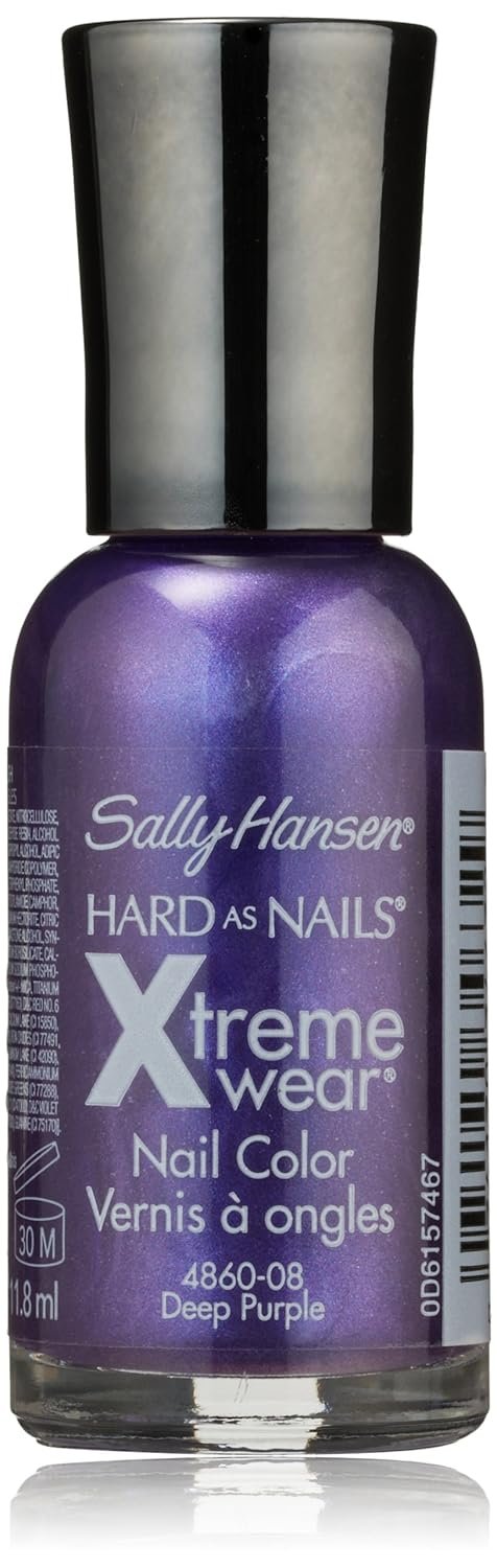 Sally Hansen Hard as Nails Xtreme Wear, Deep Purple, 0.4 Fluid Ounce, Pack of 1 - Image 2