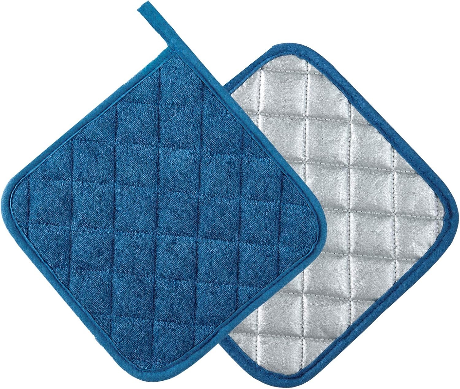 Joyhalo 6 Pack Pot Holders for Kitchen Heat Resistant Pot Holders Sets Oven Hot Pads Terry Cloth Pot Holders for Cooking Baking - Image 3