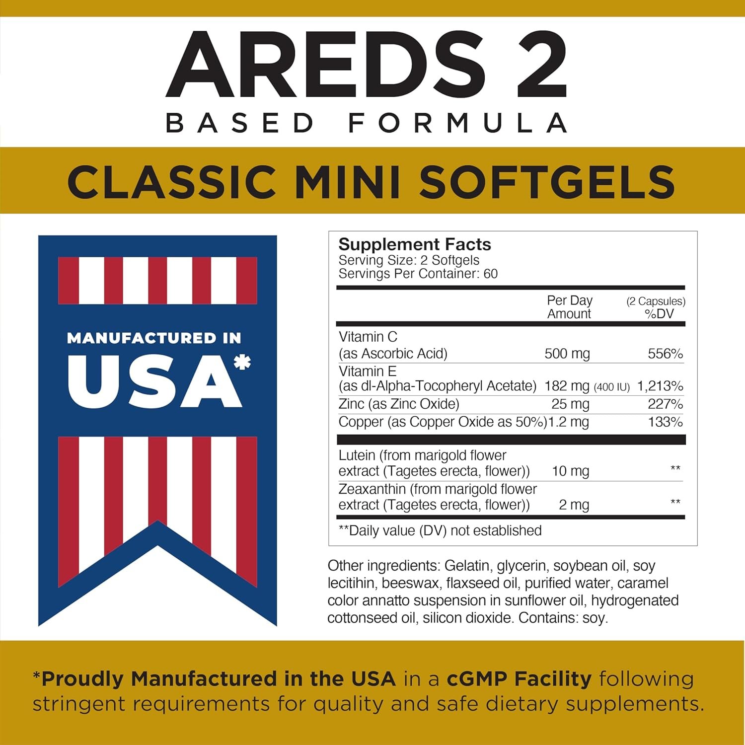 VITEYES® AREDS 2 Softgels, 120 Count - Single Daily Dose Eye Vitamin - Image 8