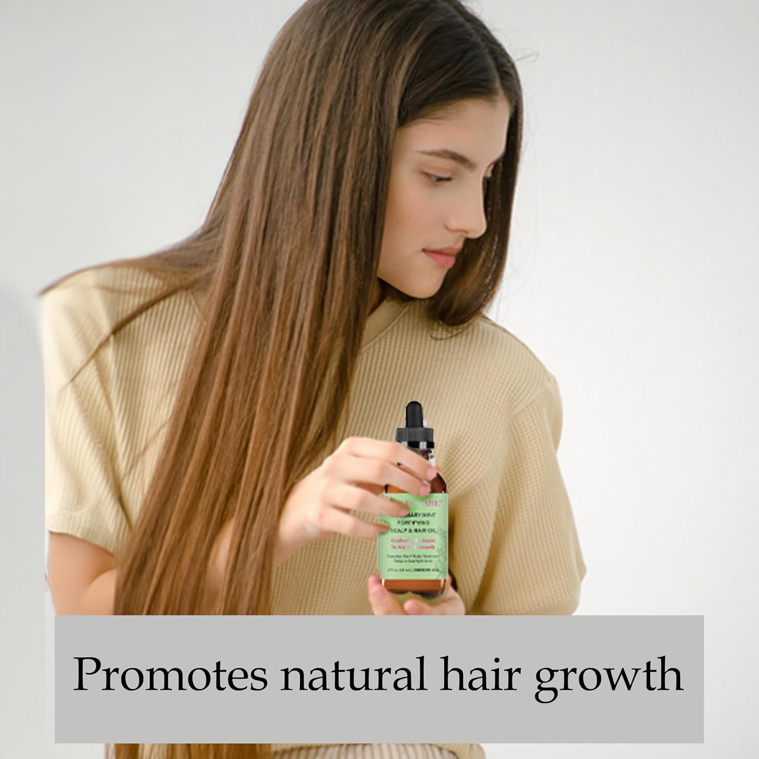 OLIVIA CARE Rosemary Oil for Hair Growth - Rosemary Oil & Mint Oil with Biotin, Fortifying Scalp and Hair Treatment to Aid Hair Growth, Made in USA. - Image 4