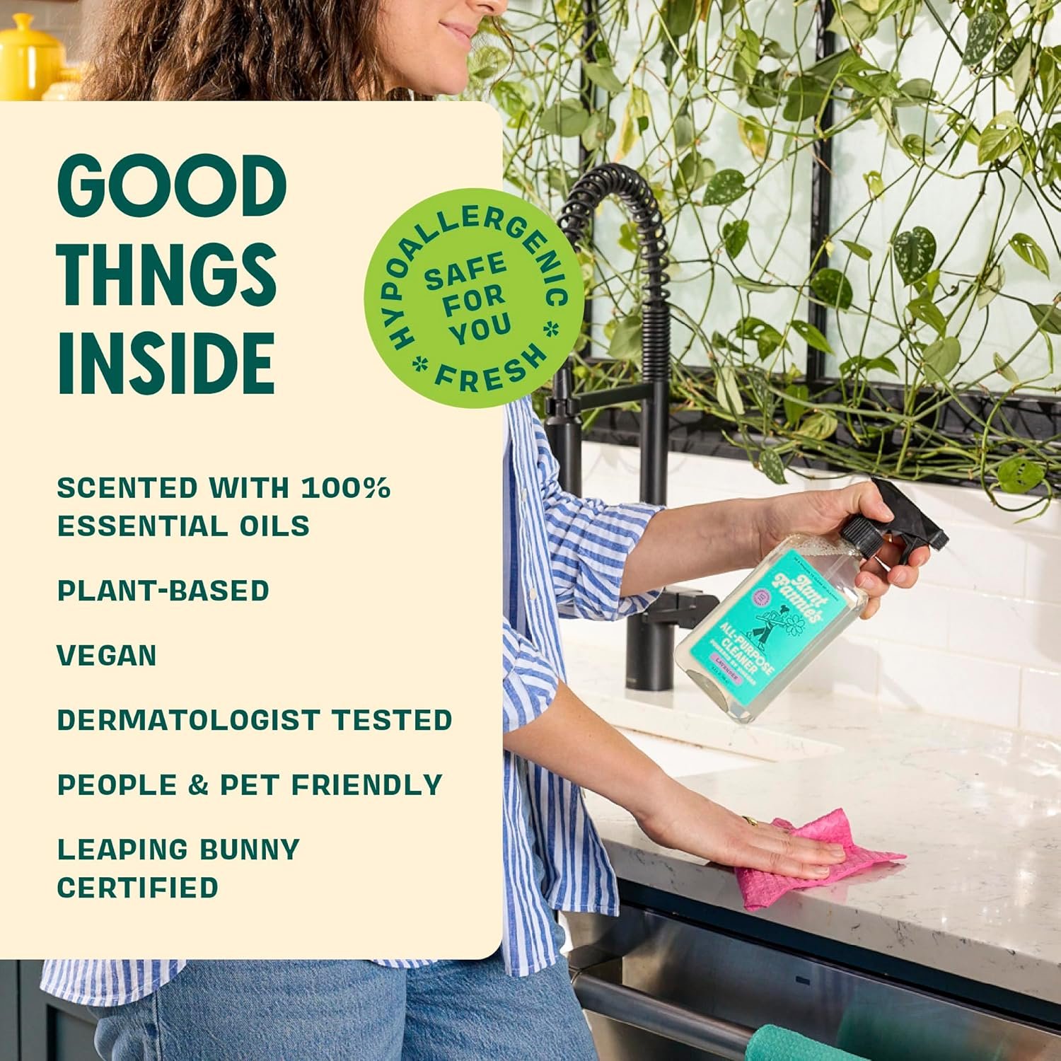 Aunt Fannie's All Purpose Cleaning Vinegar, Multisurface Spray Cleaner, 16.9 Ounces, Eucalyptus Scent (Pack of 1), Packaging May Vary - Image 5