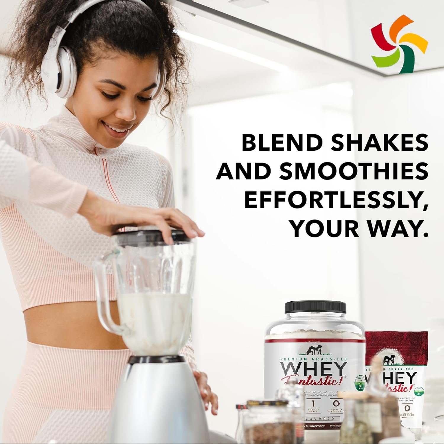 Whey Fantastic Unflavored - 100% Natural Grass Fed Whey Protein Powder - Unique 3-Whey Blend of Whey Isolate, Concentrate & Hydrolysate Provides 25g of Protein per Serving - 5lb - 75 Servings - Image 8