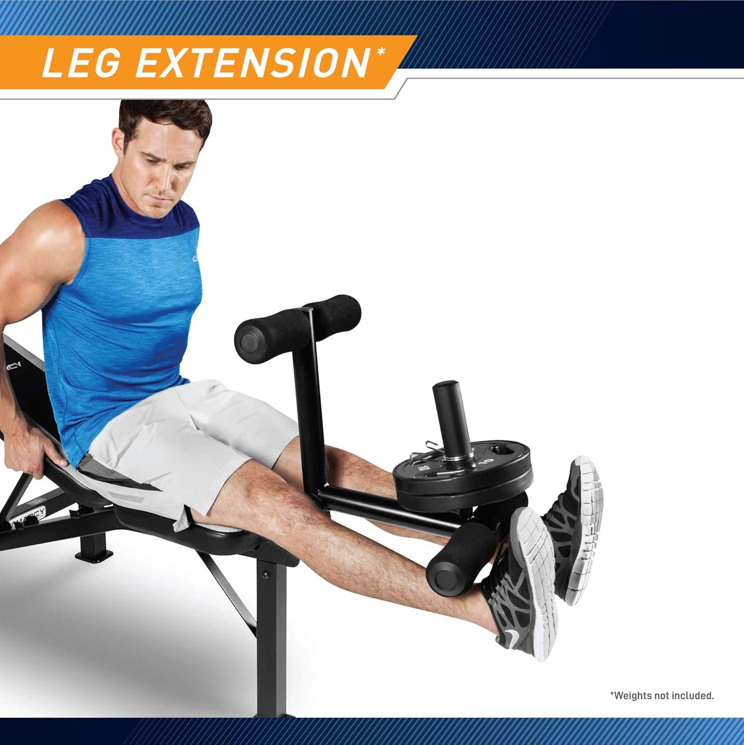 Marcy Olympic Weight Bench, Workout Benches For Home With Leg Developer MWB-4491 - Image 5