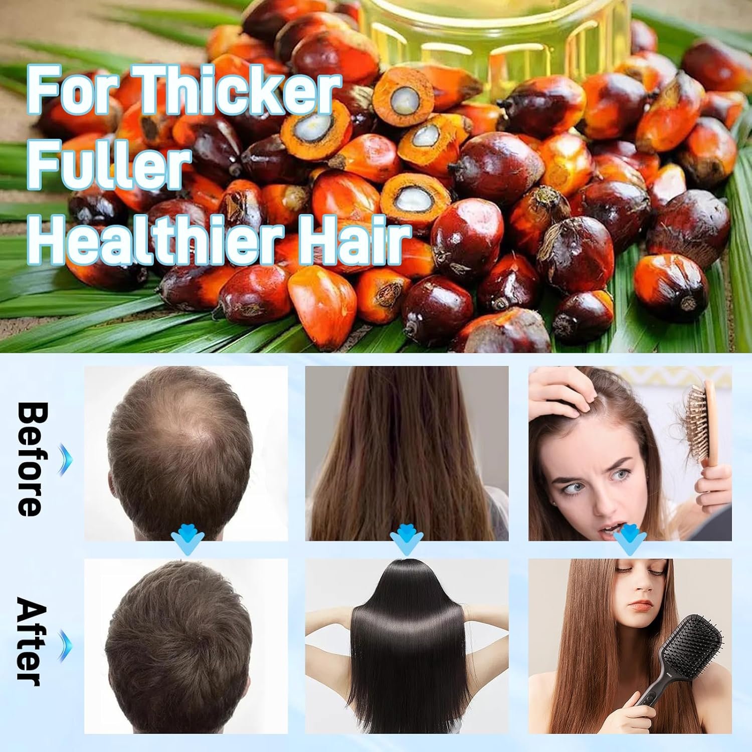 Batana Oil for Hair Growth, Unrefined Pure Raw Batana Oil from Honduras, Dr. Sebi Organic Hair Growth Oil Hair Masks, Promotes Hair Growth and Thickness 4 oz - Image 5