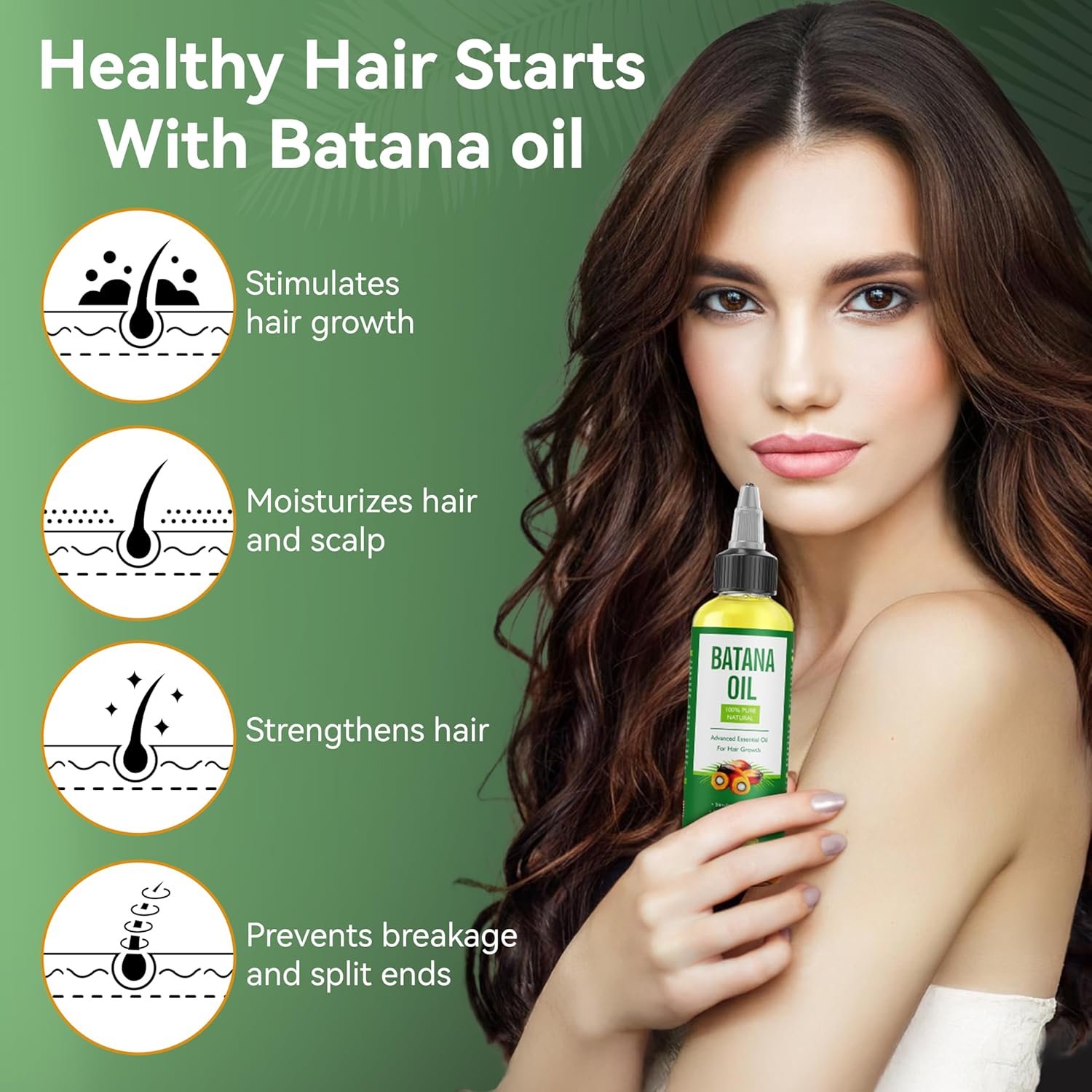 Batana Oil Hair Growth Bundle – 100% Natural Raw and Pure Batana Oil from Honduras, Dr. Sebi Approved – 4.05 FL OZ Liquid & Solid Paste for Thicker, Stronger Hair - Image 7