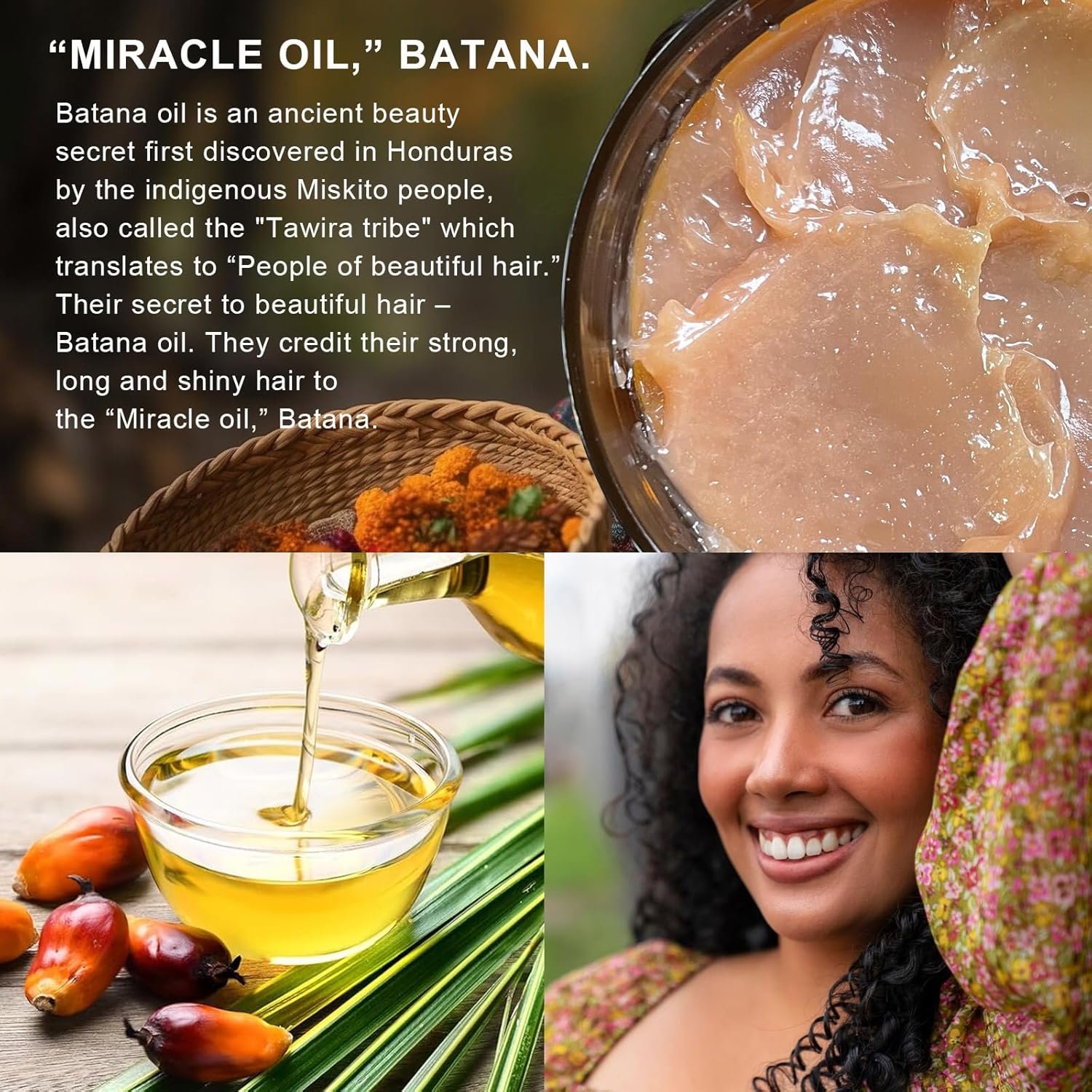 Batana Oil, 100% Pure and Natural, 4.2 Oz - Stimulates Growth, Thickens Strands, Prevents Dry Hair & Hair Loss - Image 8