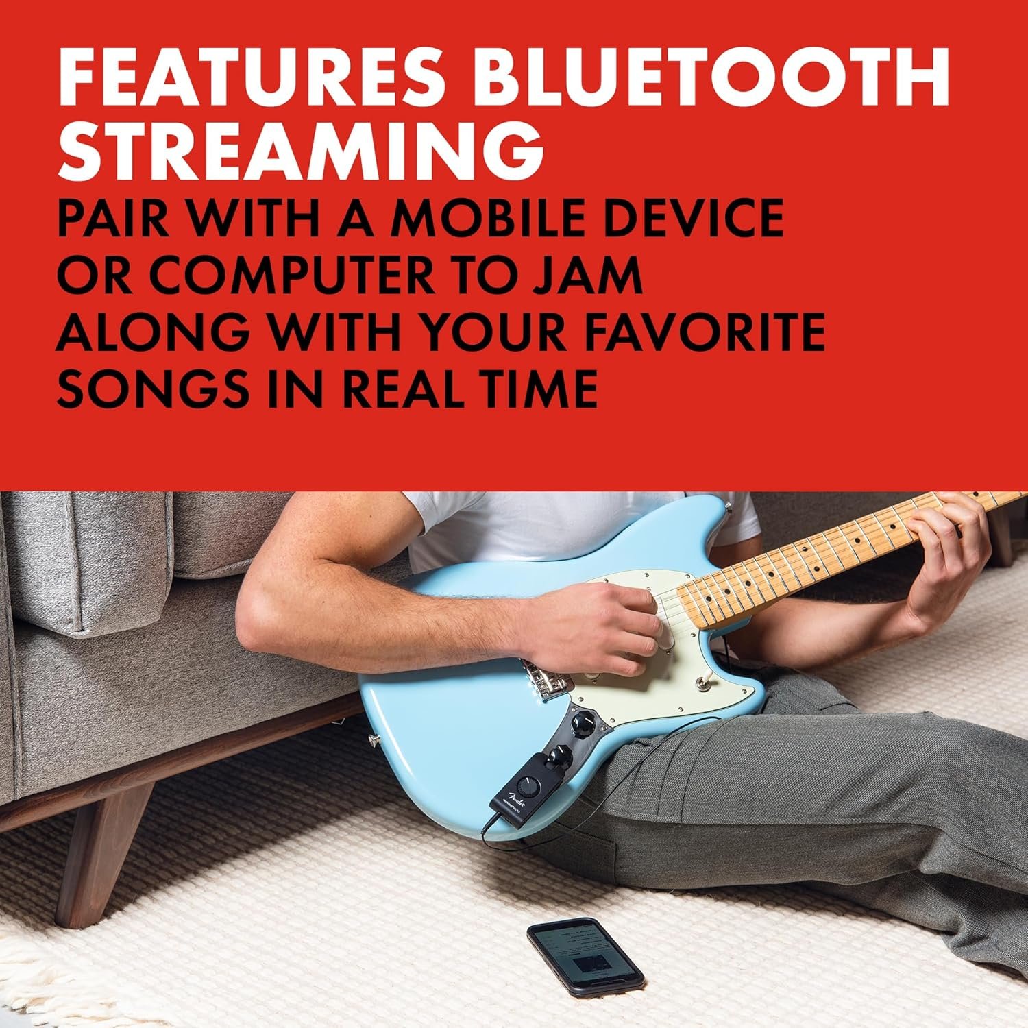 Fender Mustang Micro Headphone Amplifier, with 2-Year Warranty - Image 6