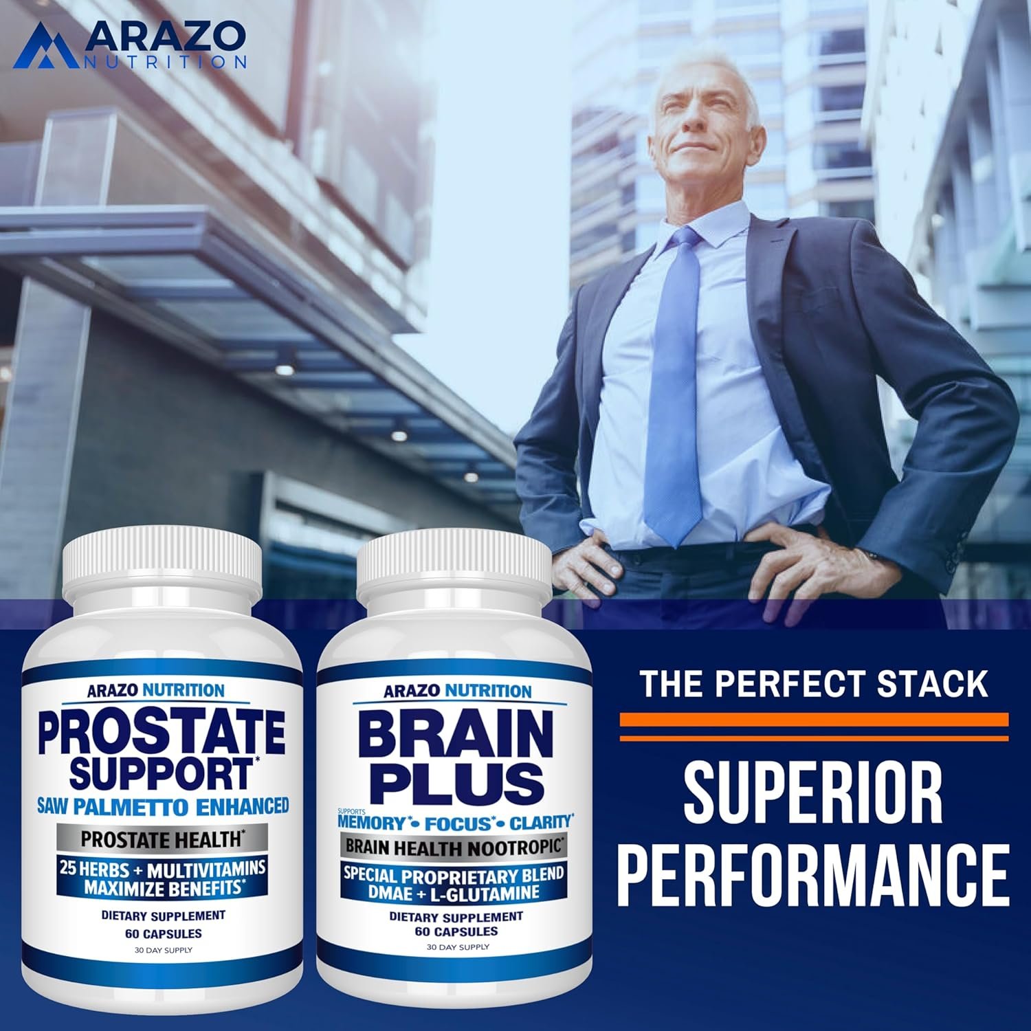 Arazo Nutrition Prostate Supplement - Saw Palmetto + 25 Herbs - Reduce Frequent Urination, Reduce Hair Loss, Support Stamina – Single Homeopathic Herbal Extract Health Supplements - Capsule or Pill - Image 7