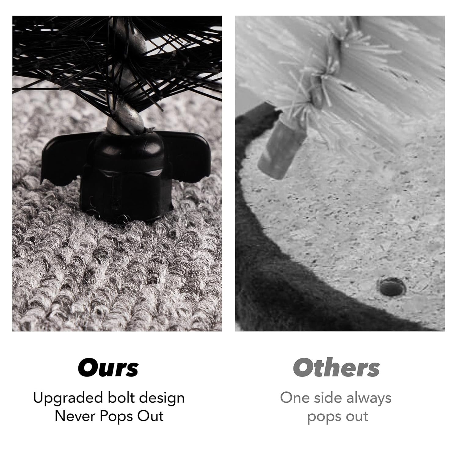 2in1 Cat Arch Self Groomer for Indoor Cats, Back Scratcher Cat Grooming Massage Brush with Sturdy Cat Scratching Pad Durable Brusher Butterfly Toy - Image 5