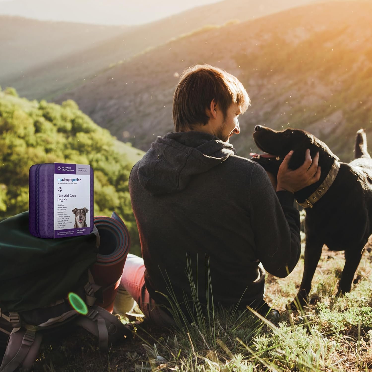 MySimplePetLab Dog First Aid Kit | First Aid Dog Travel Accessories | Dog Medical Kit | Dog Essentials Mini First Aid for Wounds, Cuts, or Minor Injuries - Image 8