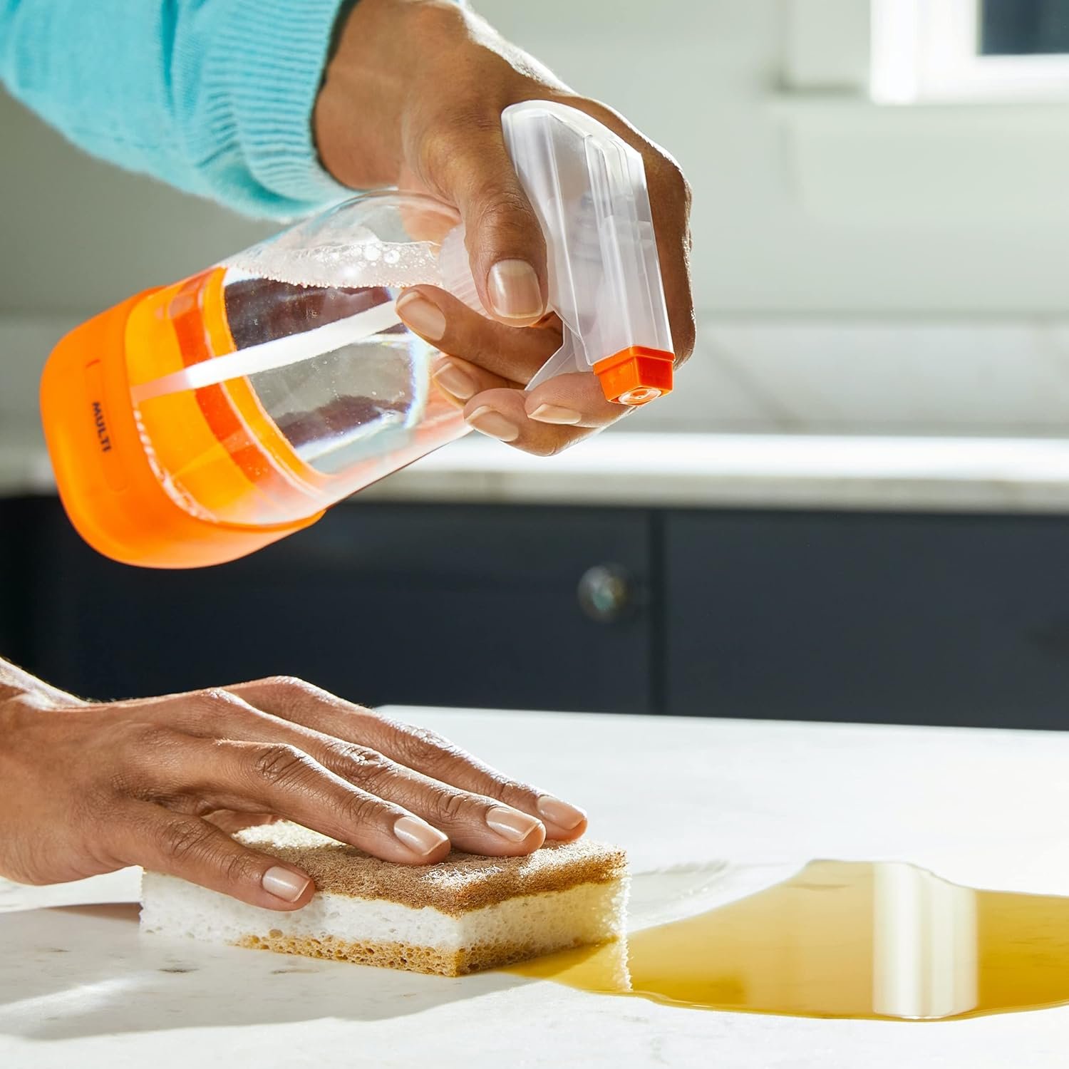 Grove Co. Multi-Purpose Cleaner, Refill Concentrate (6 x 1 Fl Oz) Plant-based Household Cleaning Supplies, Ammonia & Chlorine Free, No Plastic Waste, Orange & Rosemary Scent, Total 3 x 2 Pack Refills - Image 5