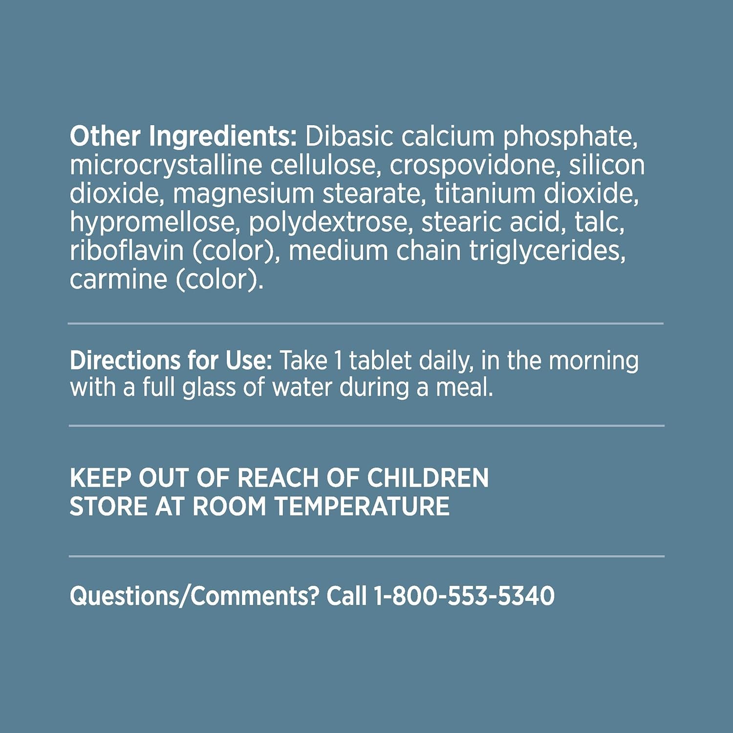 Ocuvite Eye Vitamin & Mineral Supplement, by Bausch + Lomb, Contains Zinc, Vitamins A, C, E, & Lutein, Pink,Tablet, 60 Count - Image 6