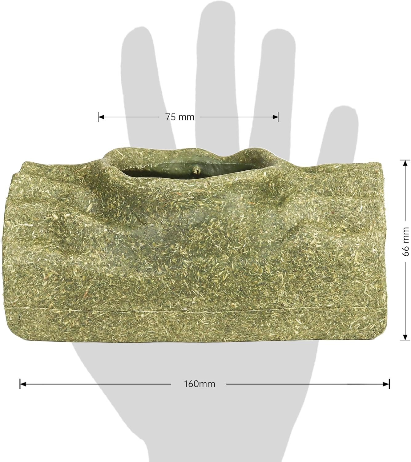 Edible Tree Trunk Hideout Gerbil Rat Dwarf Hamster Hideaway Small Animal Tube Tunnel Chew Toy Habitat Décor - Image 8