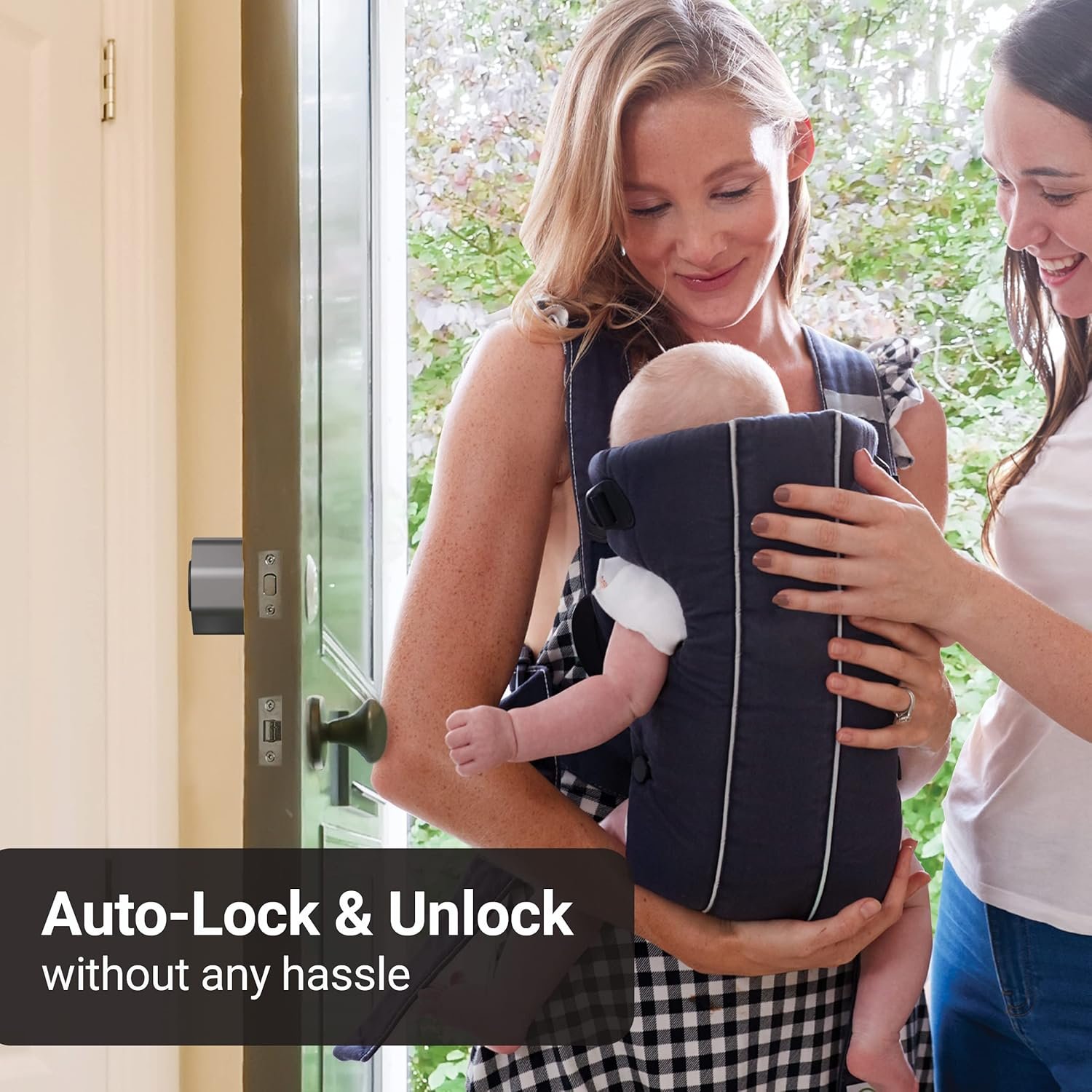 Bosma Aegis Smart Door Lock w/WiFi Gateway, Auto-Unlock & Auto-Lock, Remote Control, APP-Less Guest Access, Break-in Detection, Works with Alexa & Google, Fits Your Existing Single-Cylinder Deadbolt - Image 5