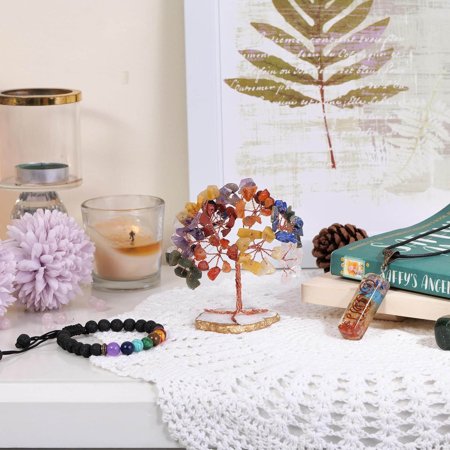 Chakra Tree of Life, Crystals, Gifts for Women, Crystal Tree, Energy Stones and Crystals, Money Tree, 7 Chakras Stones Healing Crystals, Crystals and Healing Stones, Crystal Tree for Positive Energy - Image 10