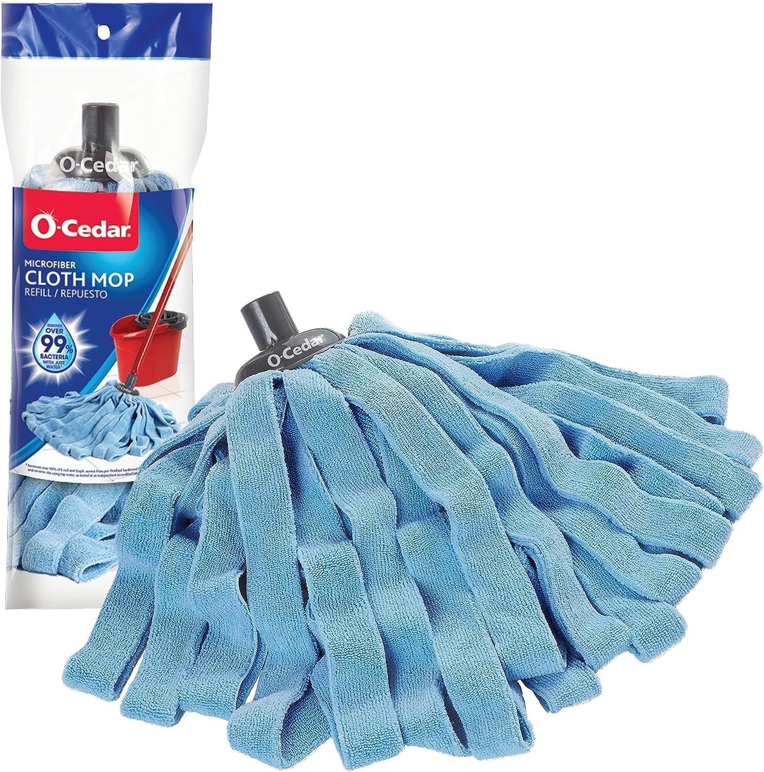 O-Cedar Quickwring Bucket & MF Cloth Mop + 1 Citrus PAC (Variety Pack) - Image 7