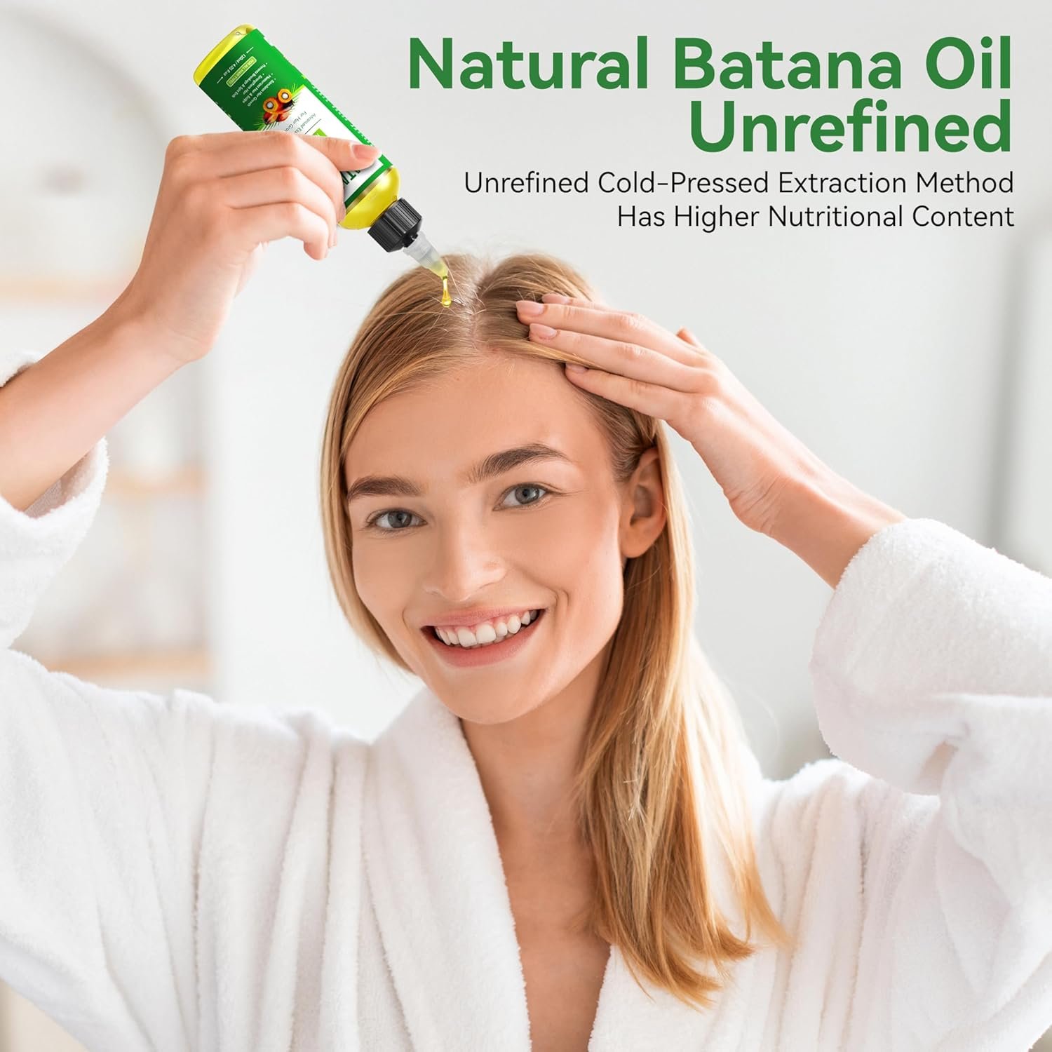 Batana Oil Hair Growth Bundle – 100% Natural Raw and Pure Batana Oil from Honduras, Dr. Sebi Approved – 4.05 FL OZ Liquid & Solid Paste for Thicker, Stronger Hair - Image 8